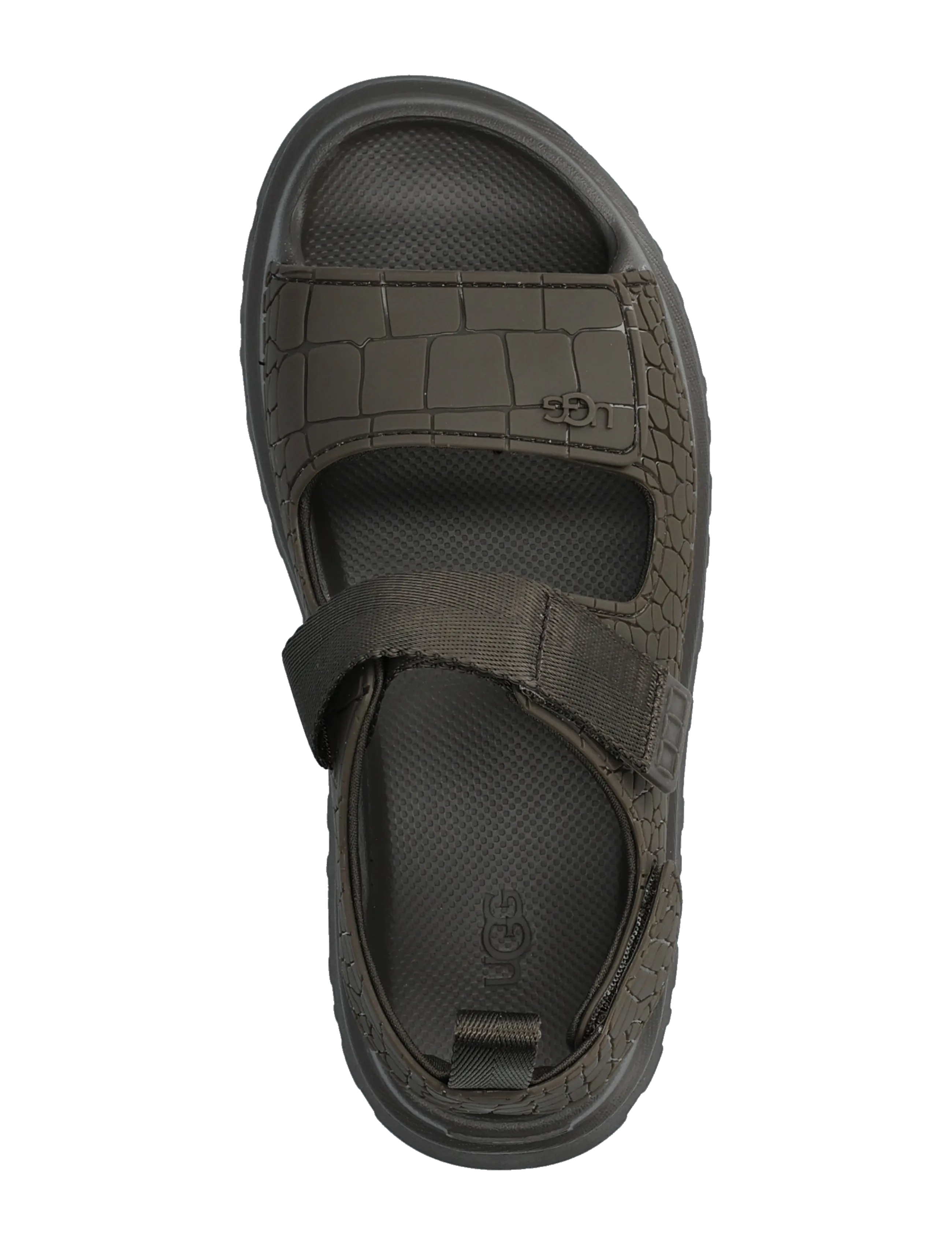 UGG - W GoldenGlow Embossed - sandales uz platformas - dense smoke - 3