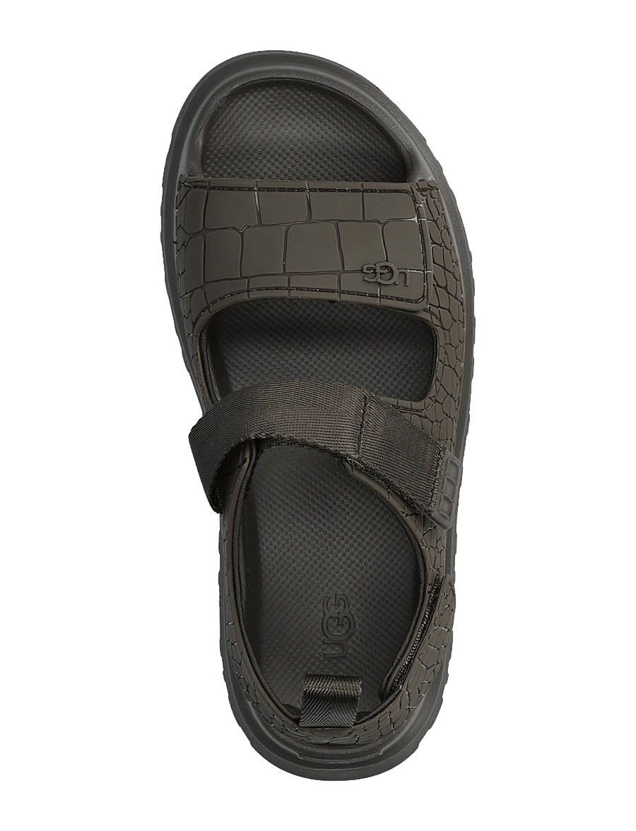 UGG - W GoldenGlow Embossed - sandales uz platformas - dense smoke - 3