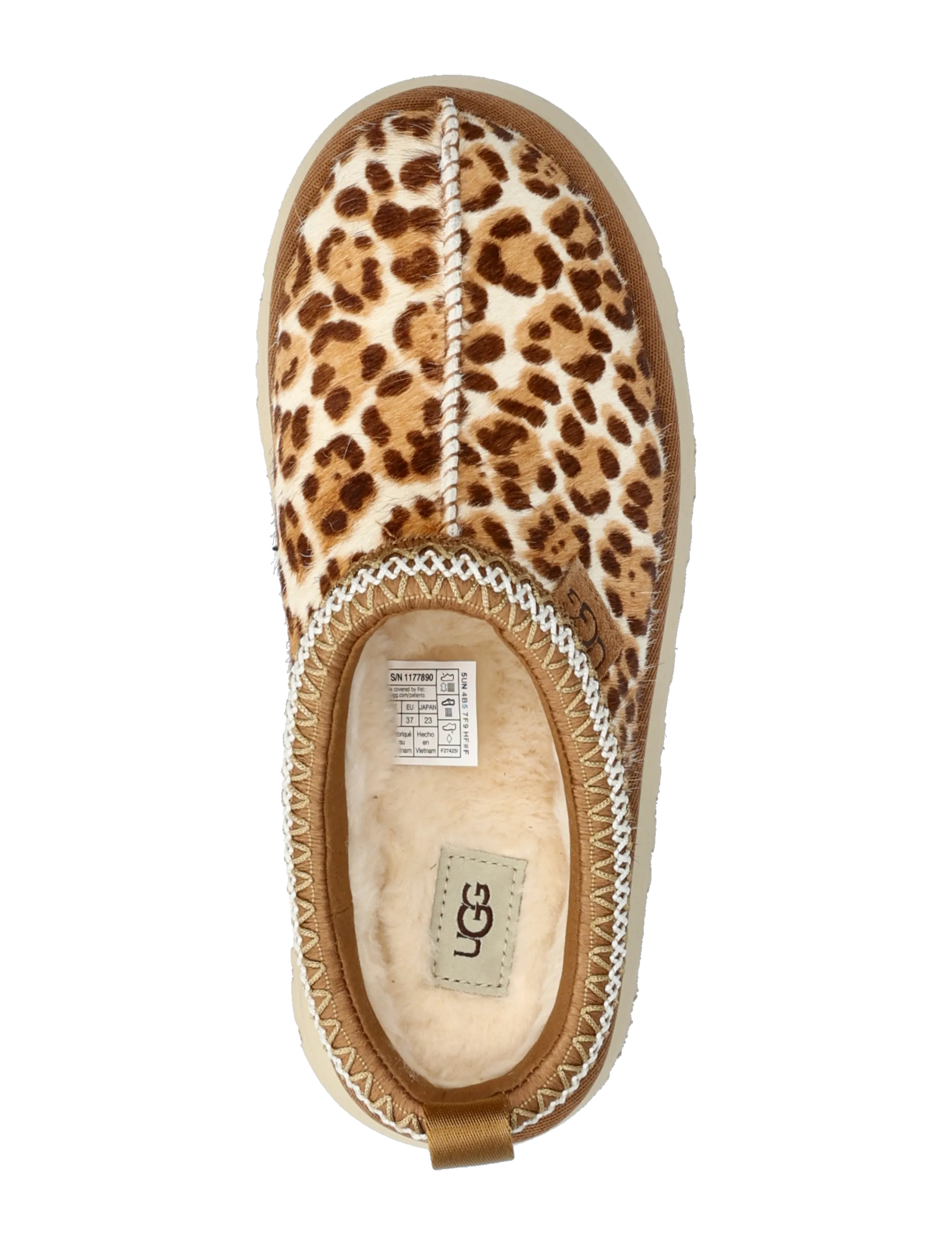 UGG - W Tazz Plains - flache pantoletten - felicity leopard jsm - 3