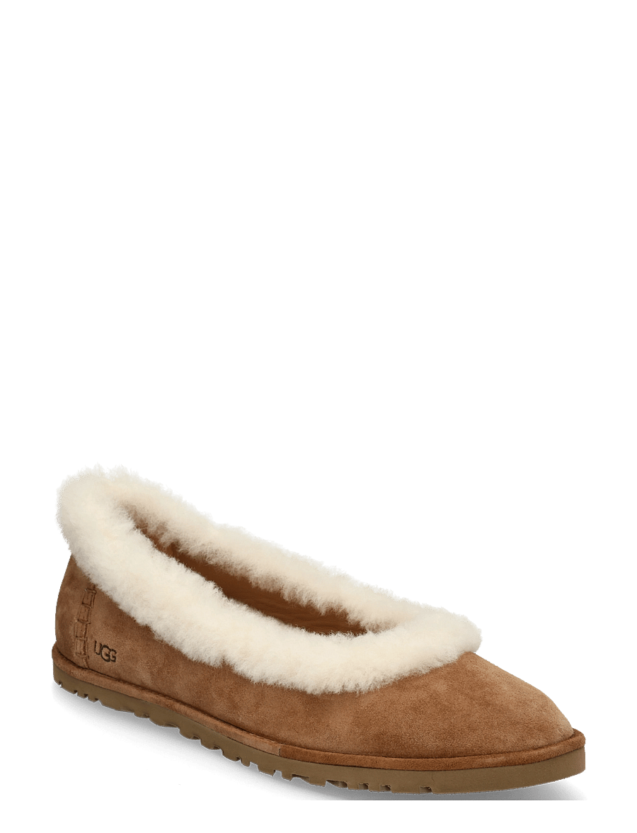 UGG - W Zora Ballet Flat - besondere anlässe - chestnut - 0