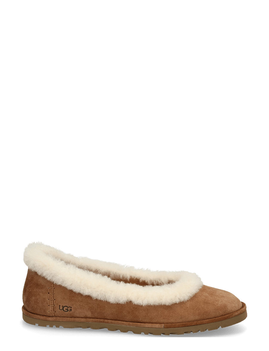 UGG - W Zora Ballet Flat - besondere anlässe - chestnut - 2
