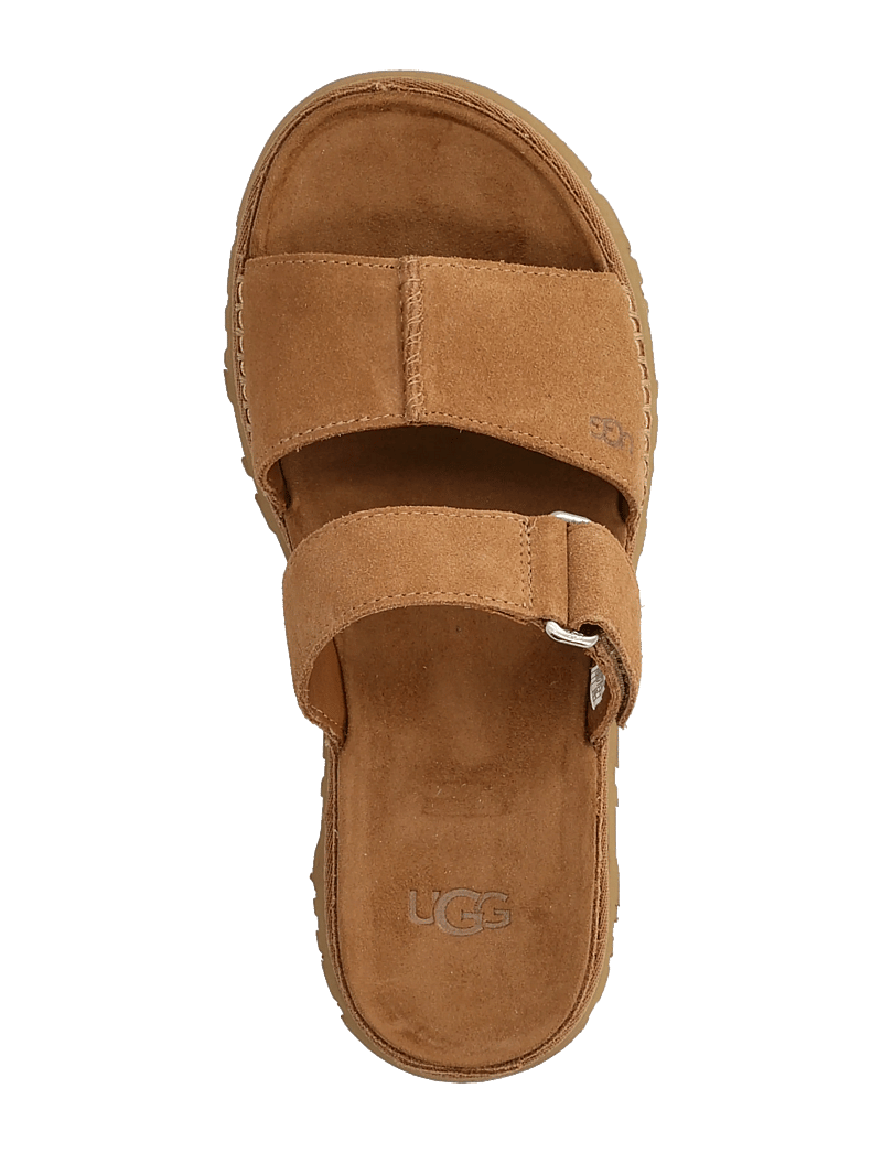 UGG - W GoldenGaze Slide - platta sandaler - chestnut - 3