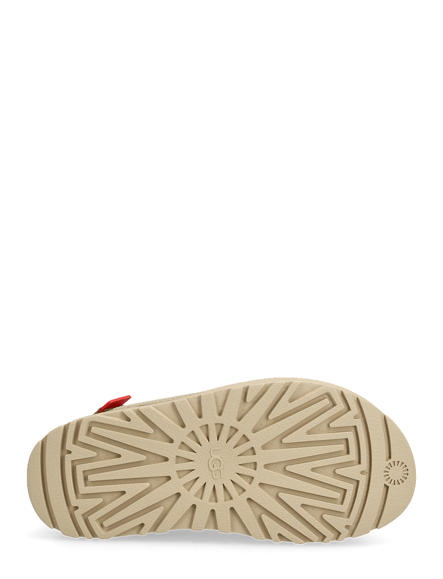 UGG - W GoldenGlow Toggle - sandały na platformie - mustard seed - 4