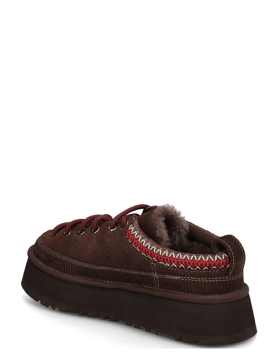 UGG - W Heritage Lace-Up Slipper - platform sneakers - burnt cedar - 1