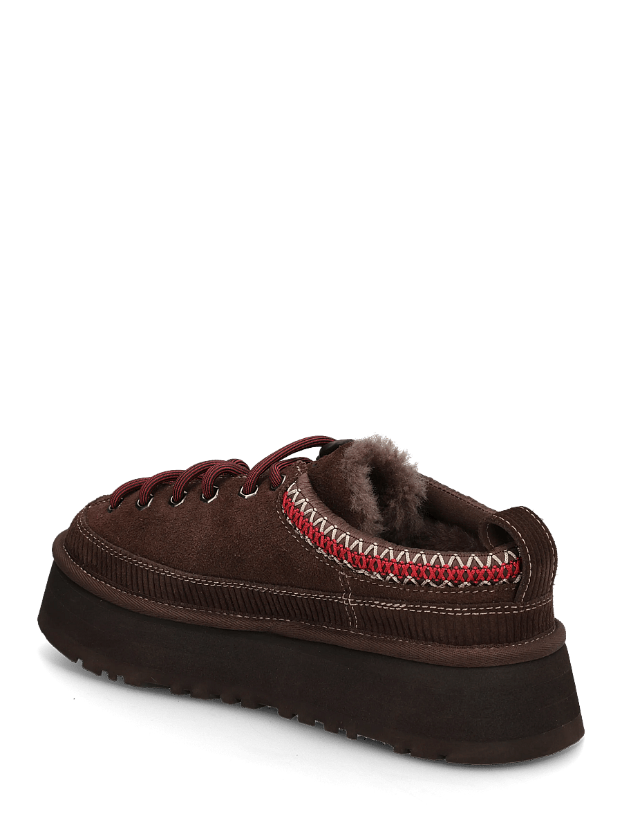 UGG - W Heritage Lace-Up Slipper - teddy boots - burnt cedar - 1