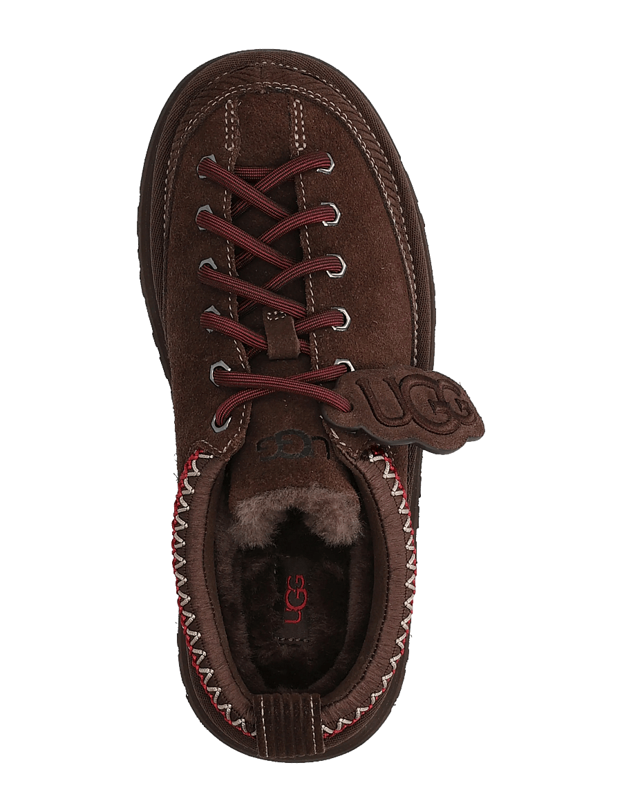 UGG - W Heritage Lace-Up Slipper - teddy boots - burnt cedar - 3