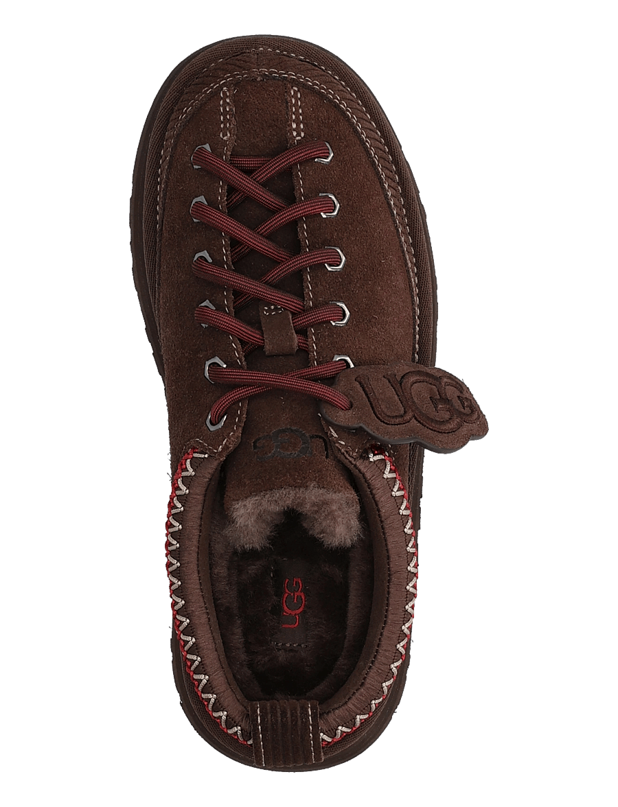 UGG - W Heritage Lace-Up Slipper - platform sneakers - burnt cedar - 3