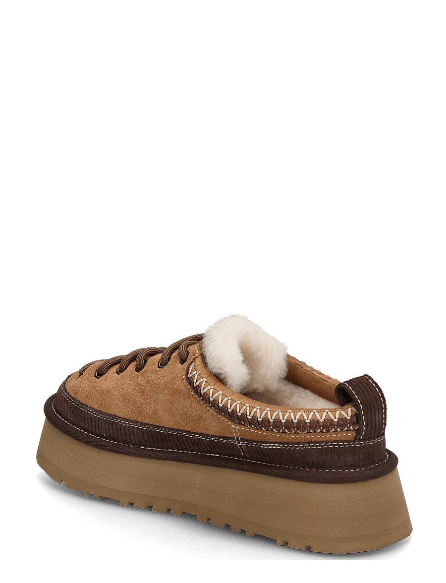 UGG - W Heritage Lace-Up Slipper - teddy-stiefel - chestnut - 1