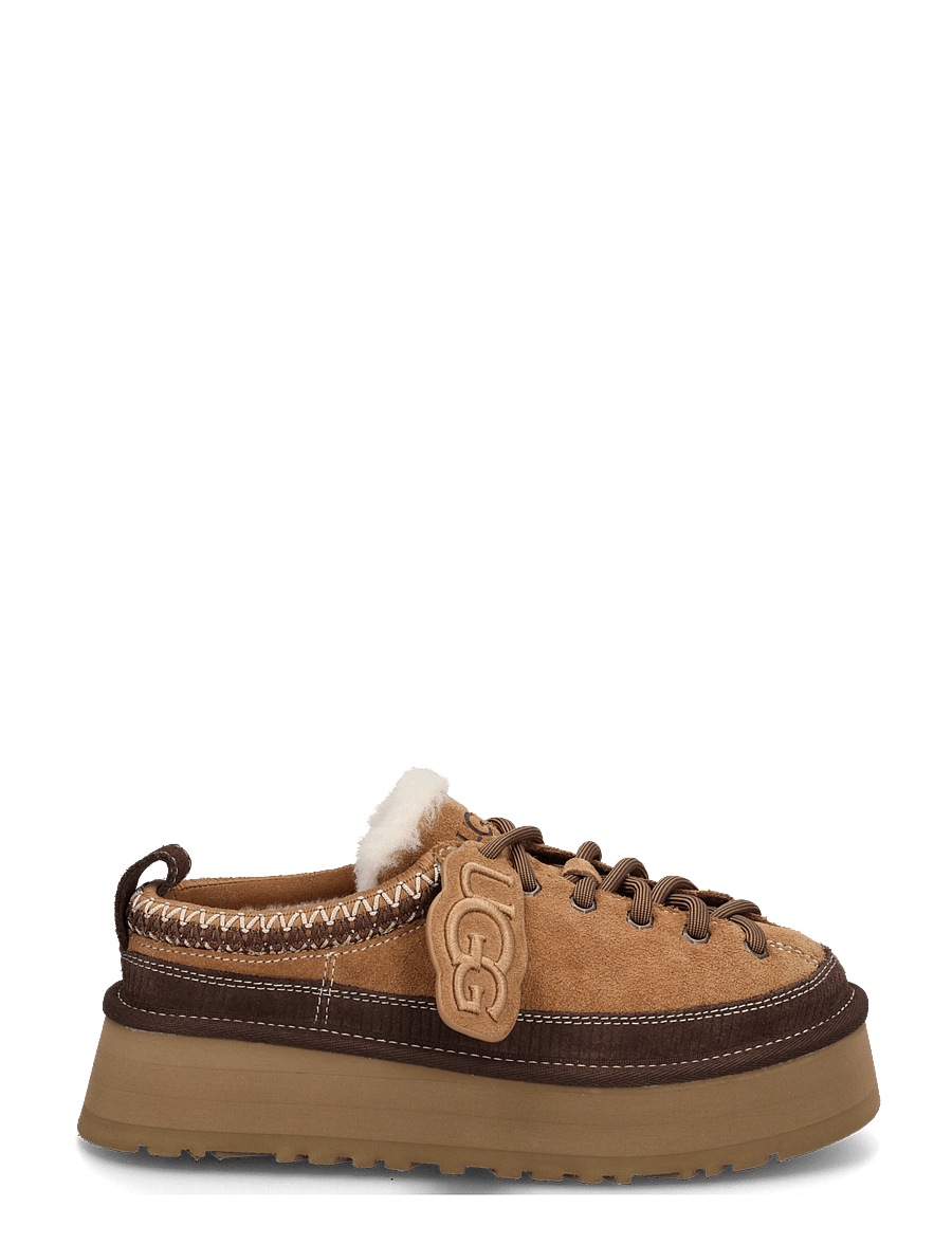 UGG - W Heritage Lace-Up Slipper - teddy-stiefel - chestnut - 2