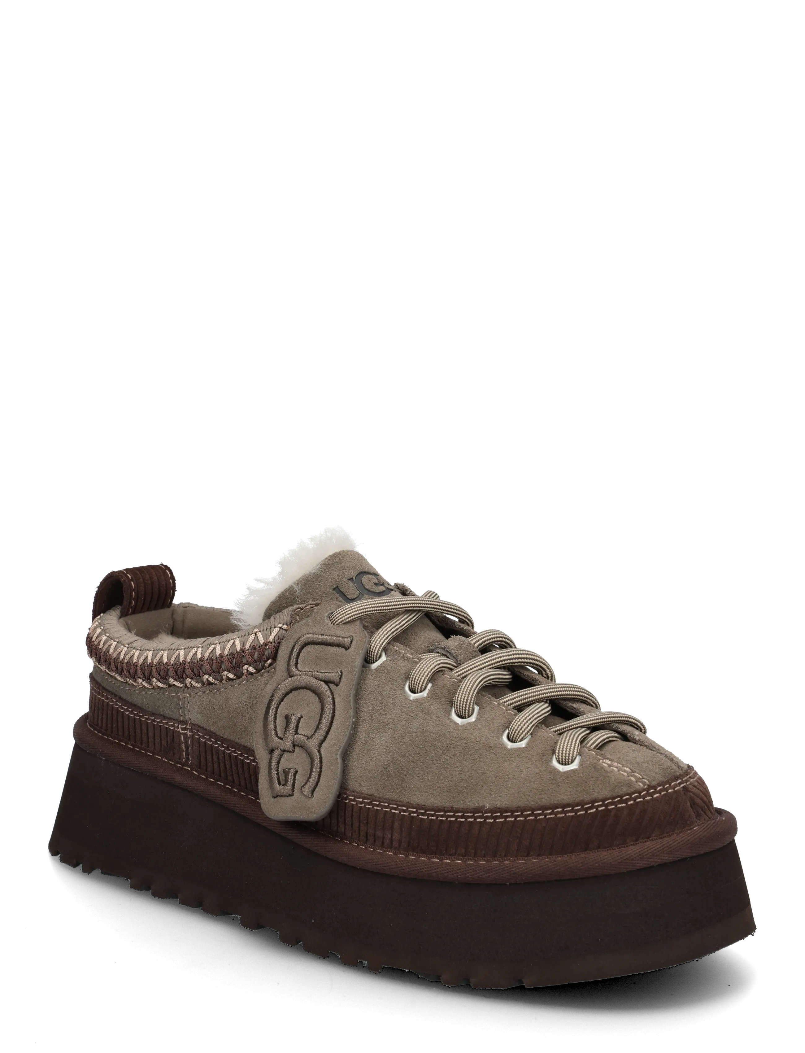 UGG W Heritage Lace-Up Slipper - UGG - DRIED OREGANO / khaki/green