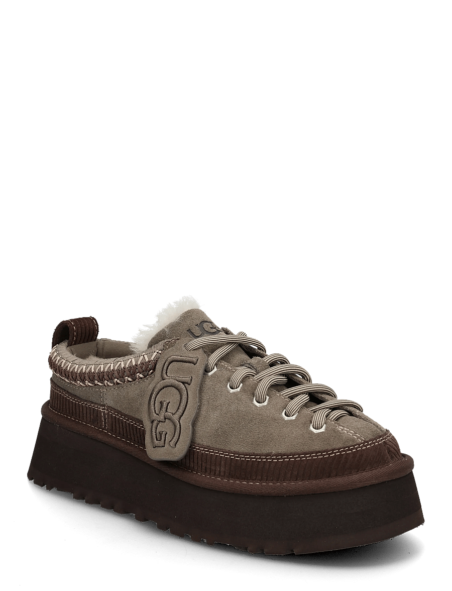 UGG - W Heritage Lace-Up Slipper - bamsestøvler - dried oregano - 0