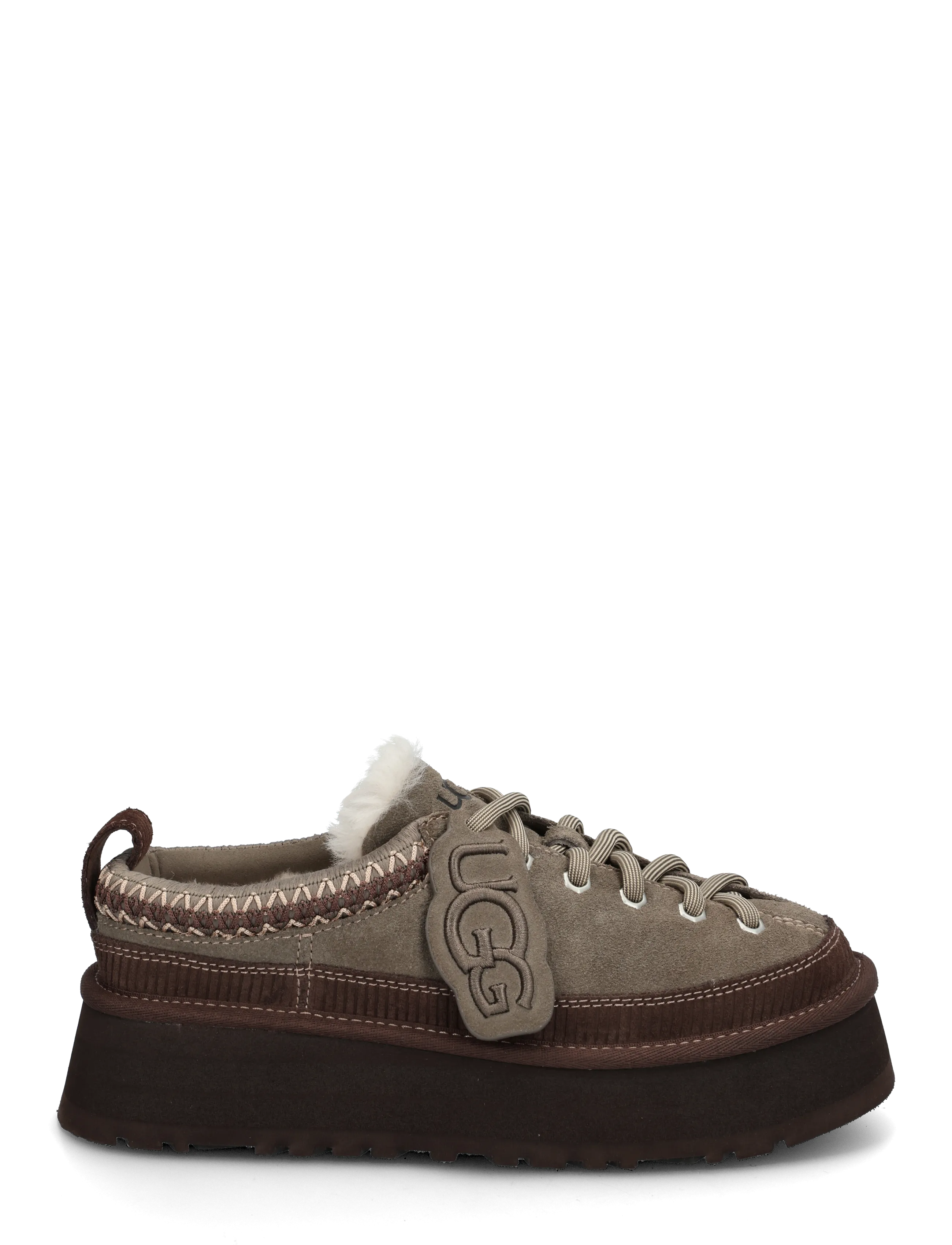 UGG - W Heritage Lace-Up Slipper - teddy-stiefel - dried oregano - 2