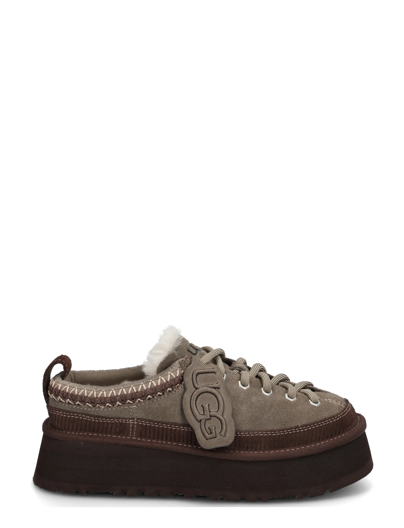 UGG - W Heritage Lace-Up Slipper - teddy-stiefel - dried oregano - 2