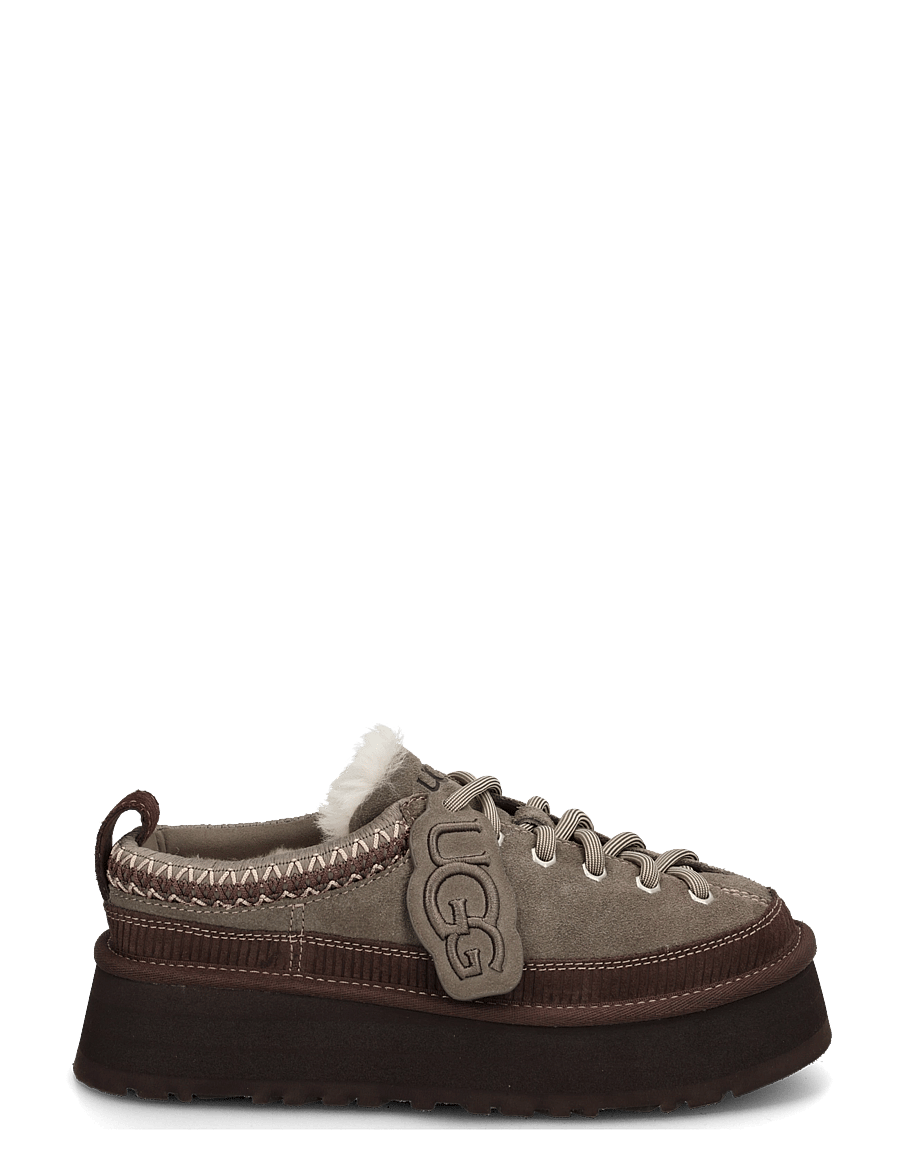UGG - W Heritage Lace-Up Slipper - teddy-saapad - dried oregano - 2