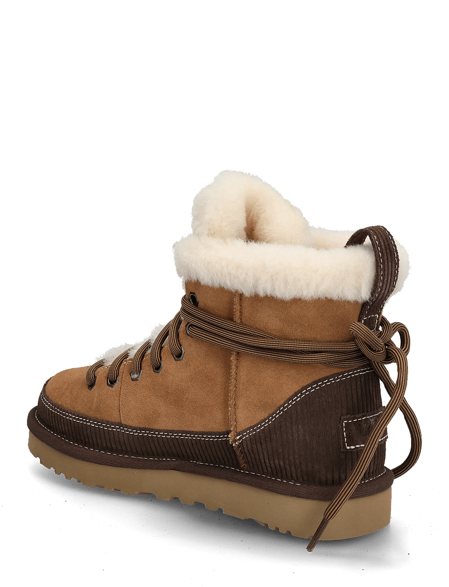 UGG - W Classic Heritage Lace-Up - snørestøvler - chestnut - 1