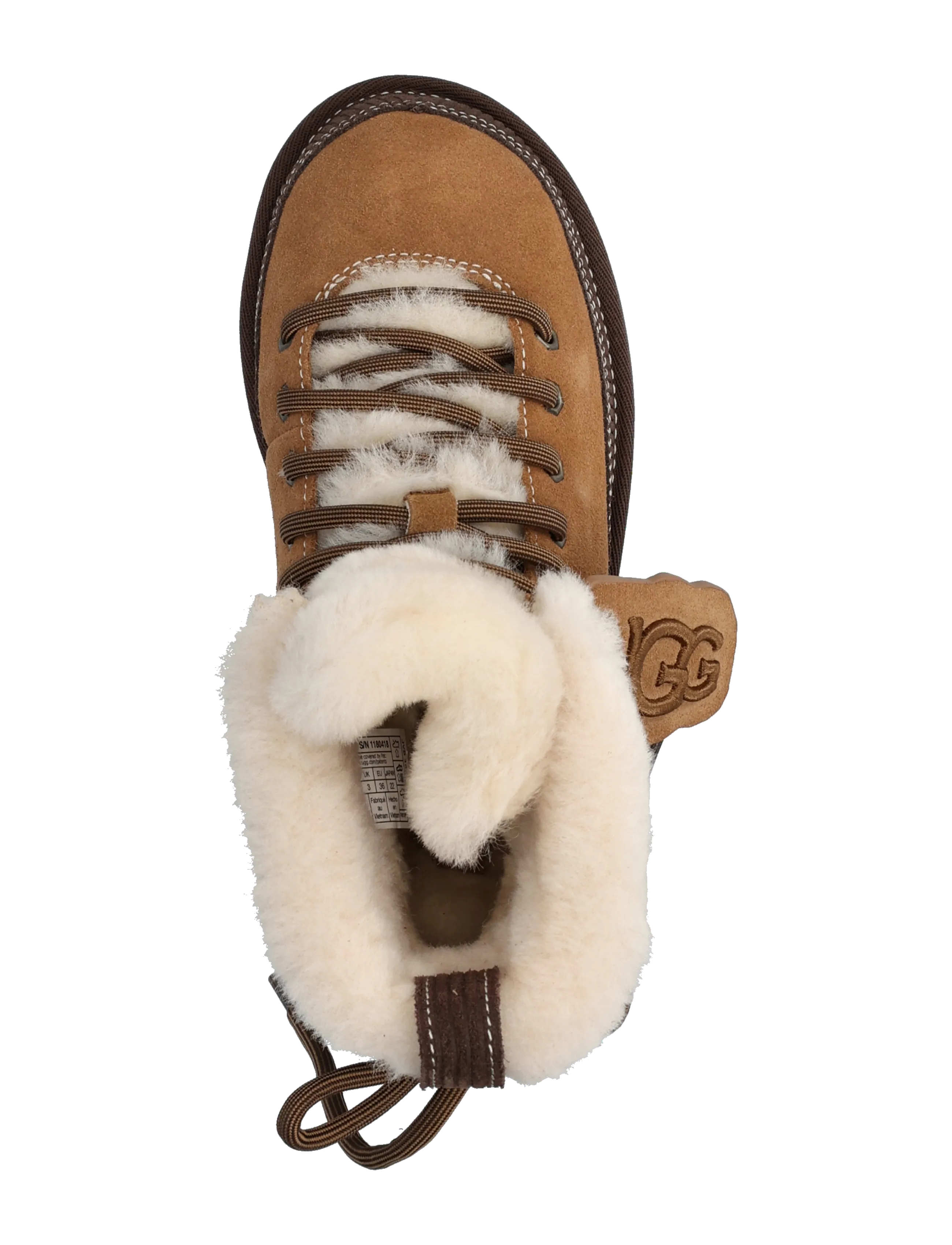 UGG - W Classic Heritage Lace-Up - geschnürte stiefel - chestnut - 3