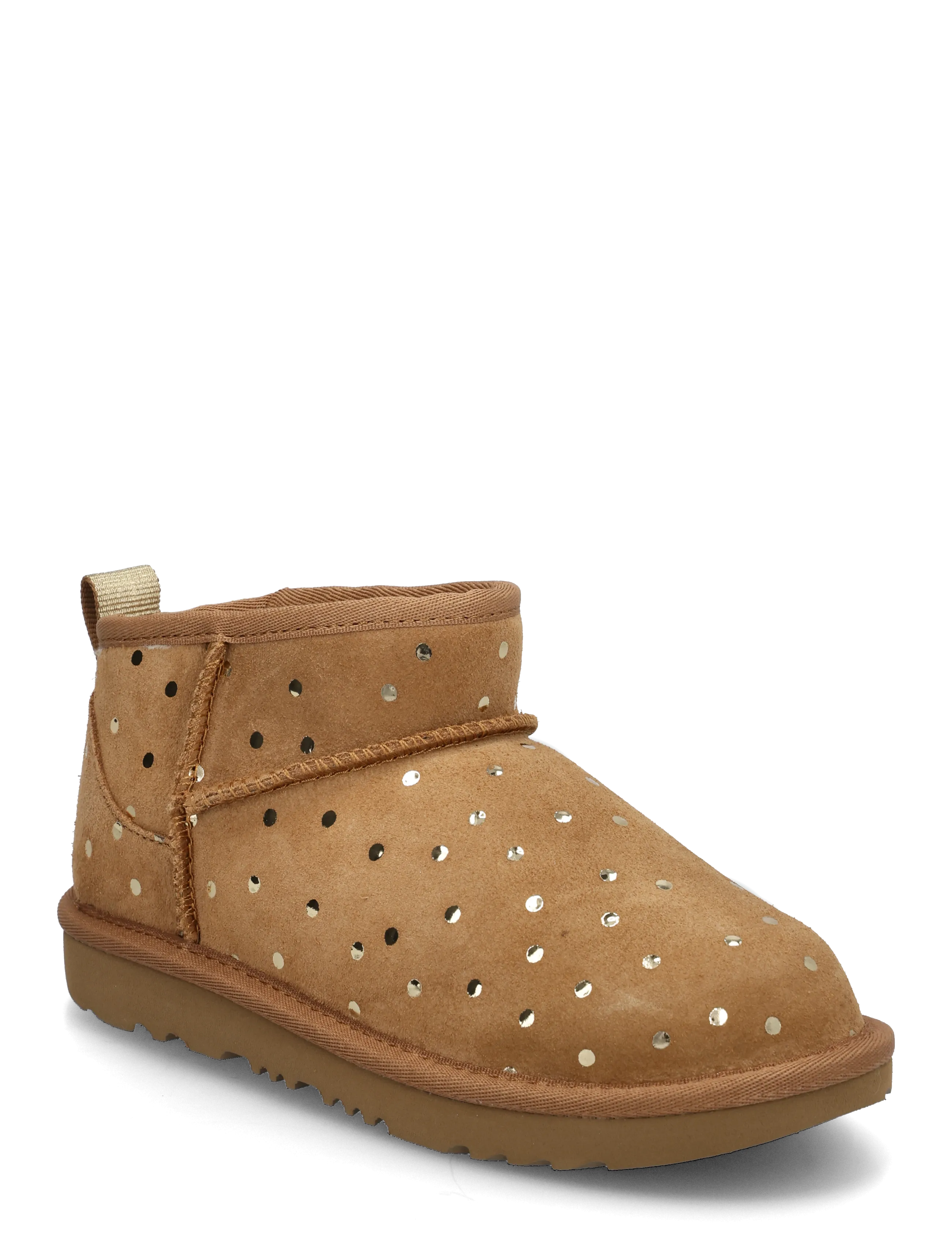 UGG K Classic Ultra Mini Shiny Dots - Schuhe - CHESTNUT / brown