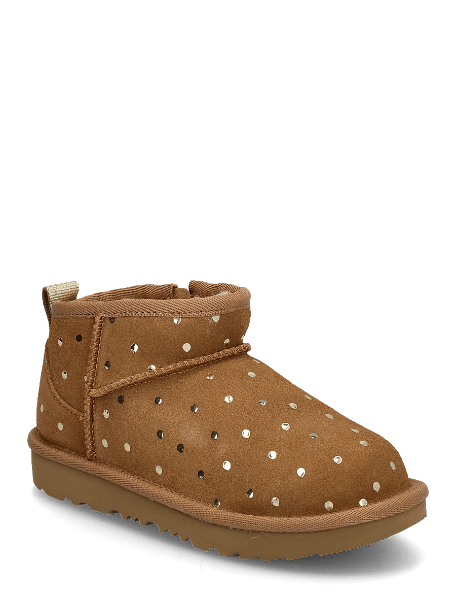 UGG - T Classic Ultra Mini Shiny Dots - vinterstövlar - chestnut - 0