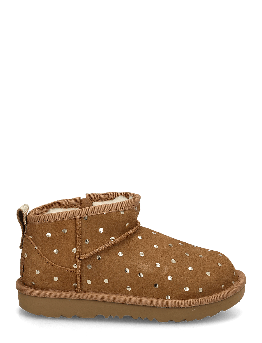 UGG - T Classic Ultra Mini Shiny Dots - vinterstövlar - chestnut - 2