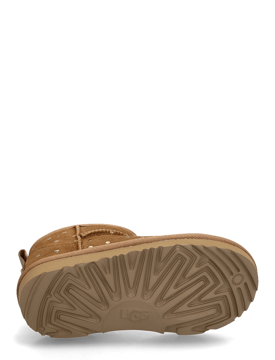UGG - T Classic Ultra Mini Shiny Dots - vinterstövlar - chestnut - 4