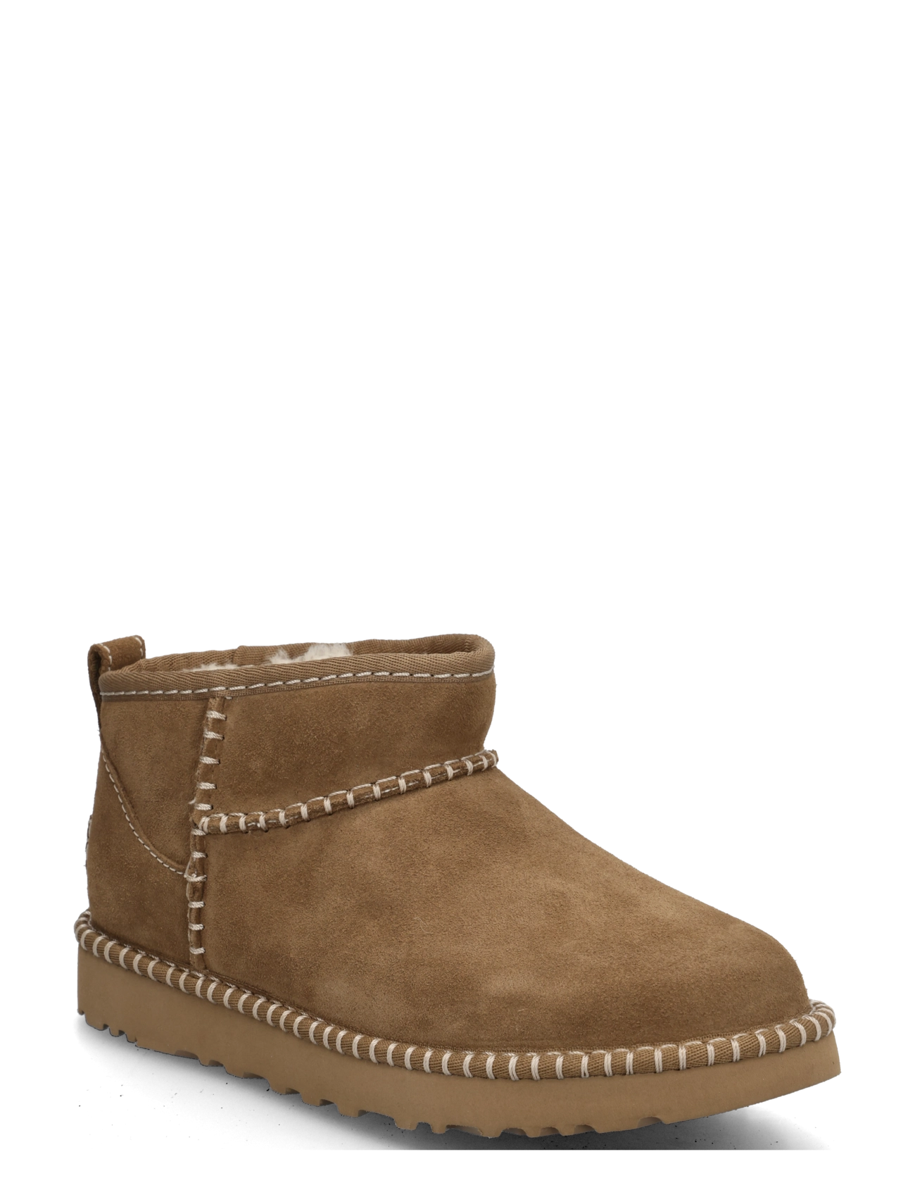 UGG W Classic Ultra Mini Botanic - Teddy boots - LIGHT BRONZE / brown