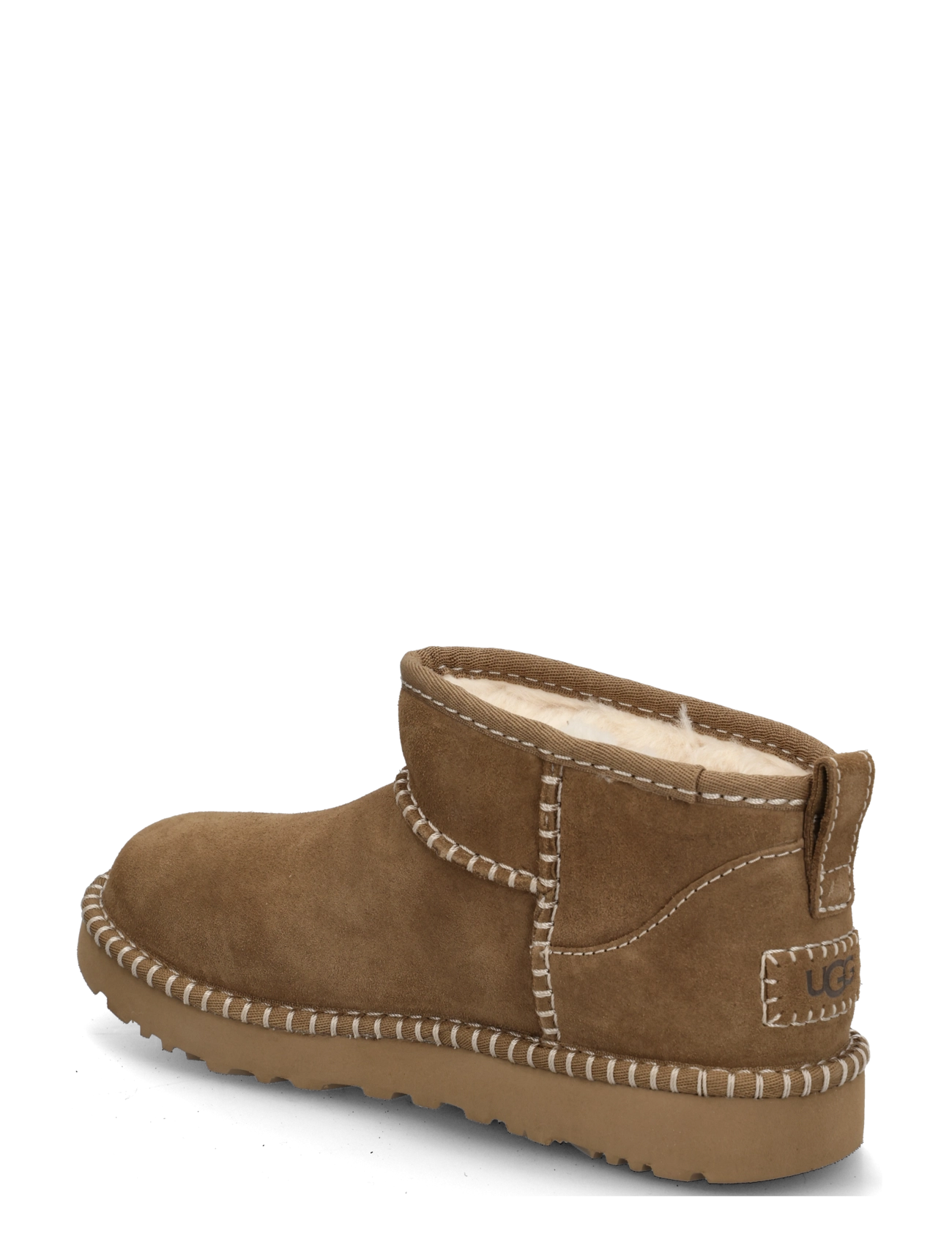 UGG - W Classic Ultra Mini Botanic - teddy boots - light bronze - 1