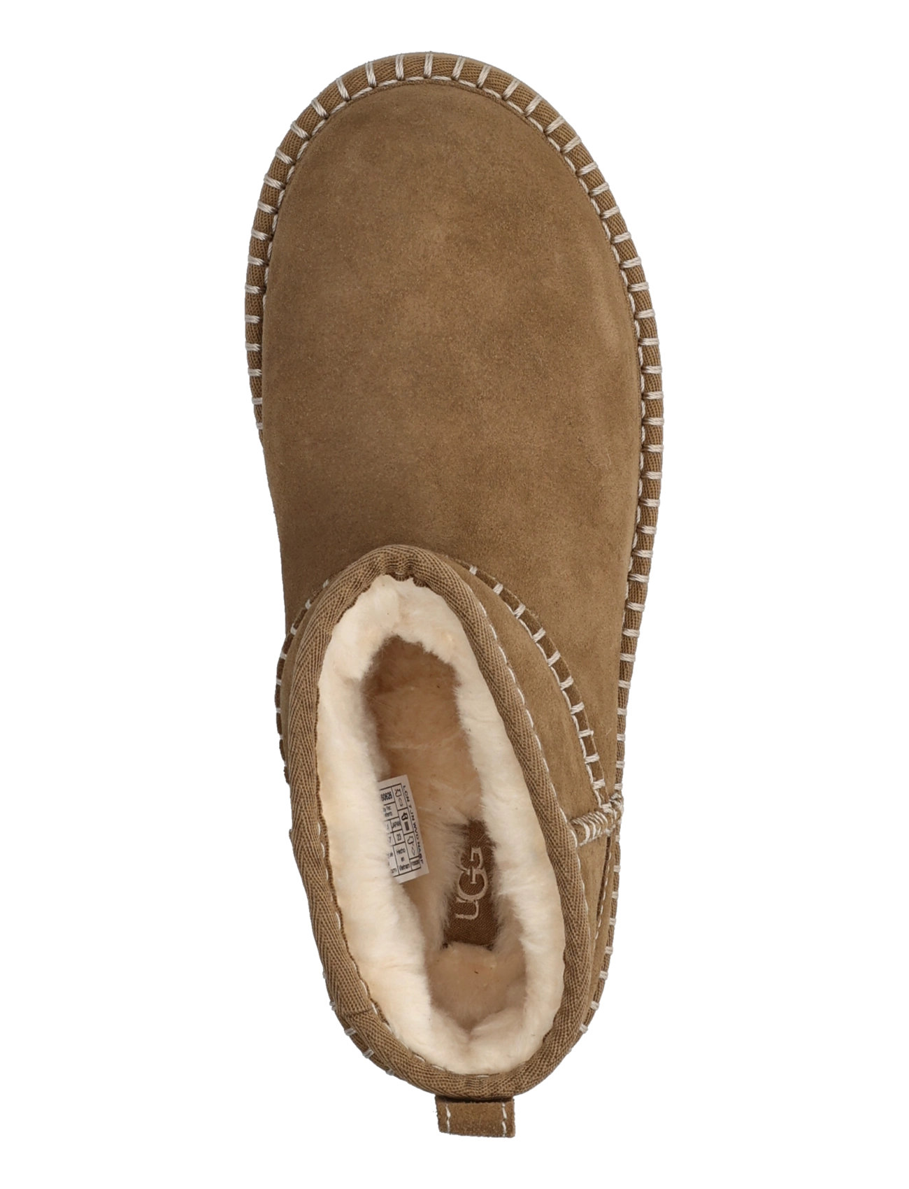 UGG - W Classic Ultra Mini Botanic - teddy boots - light bronze - 3