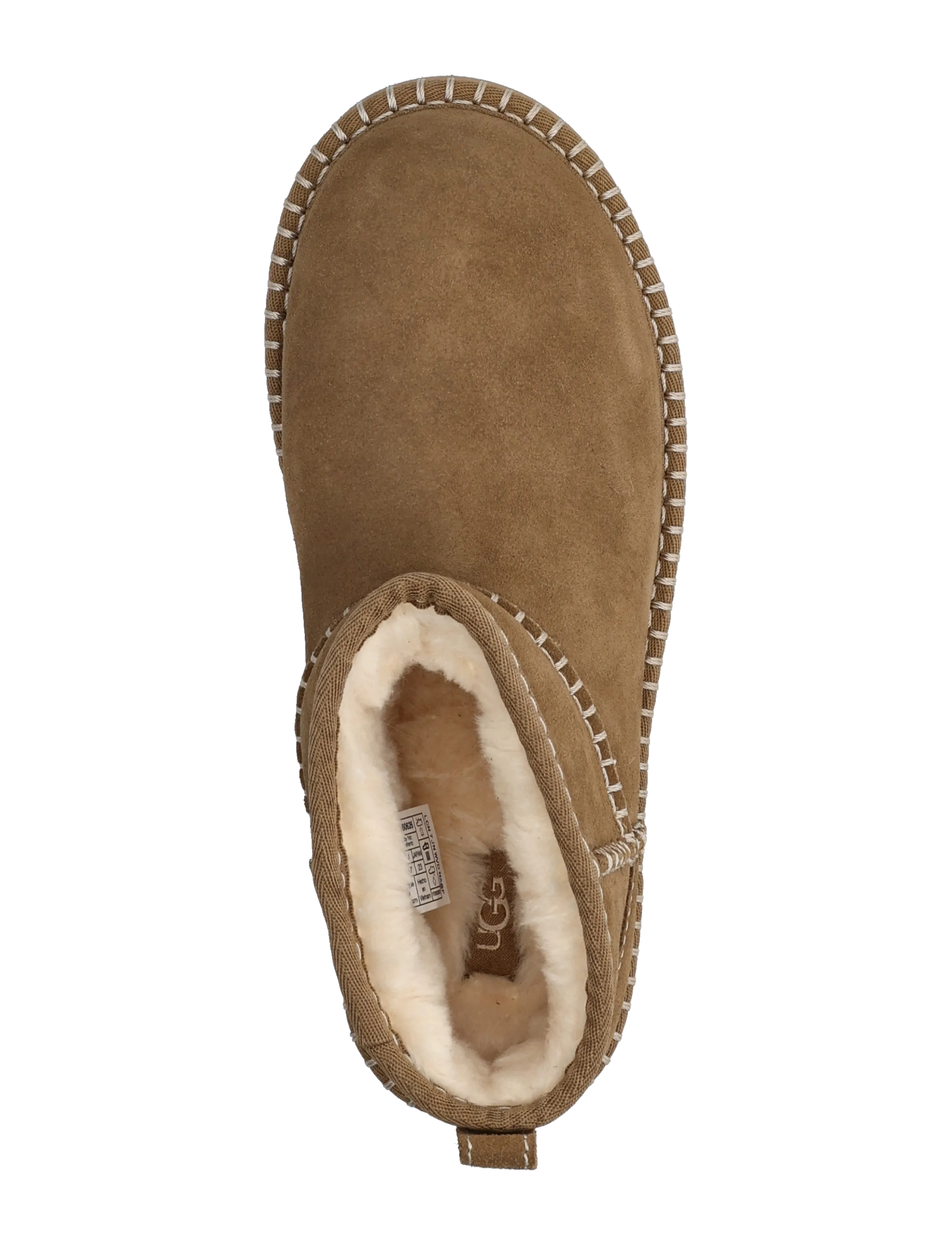 UGG - W Classic Ultra Mini Botanic - teddy boots - light bronze - 3