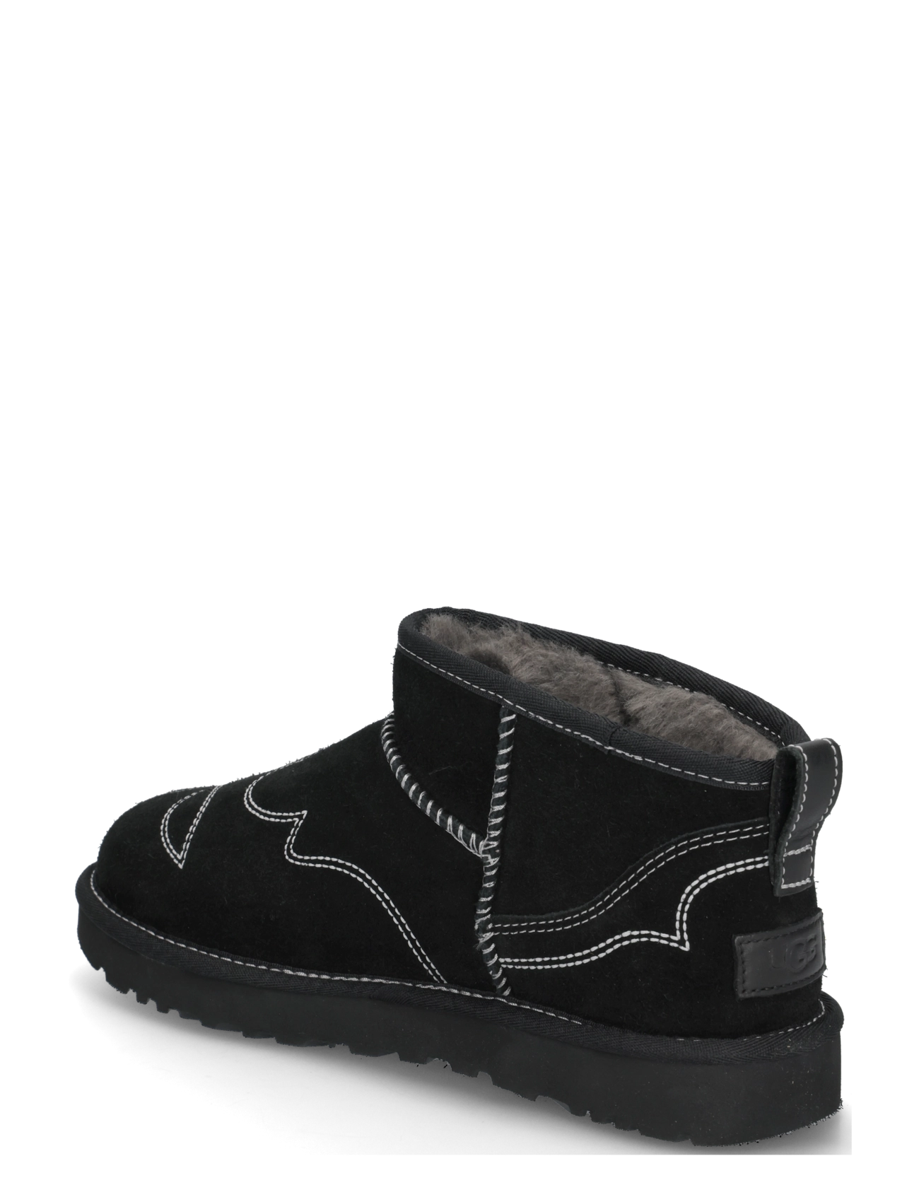 UGG - W Classic Ultra Mini Western - teddy-stiefel - black - 1