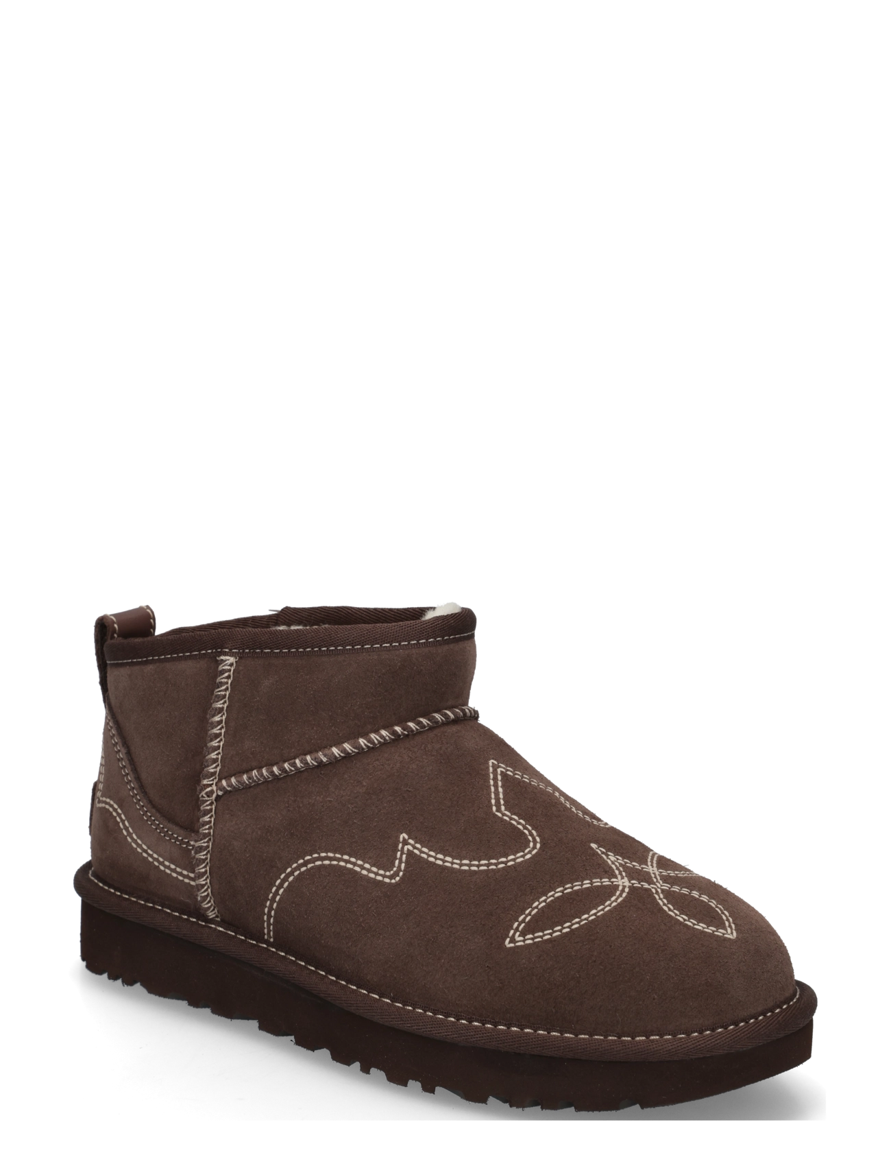 UGG W Classic Ultra Mini Western - Vardagsstil - BURNT CEDAR / brown