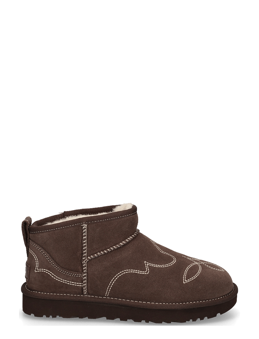 UGG - W Classic Ultra Mini Western - teddy-saapad - burnt cedar - 2
