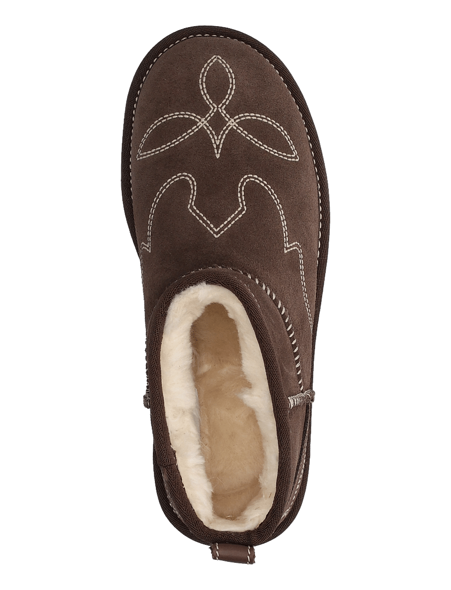 UGG - W Classic Ultra Mini Western - teddy-saapad - burnt cedar - 3
