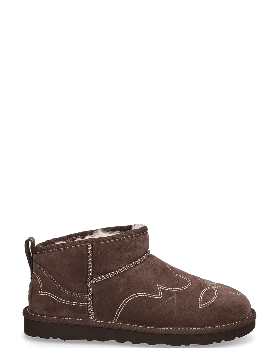 UGG - M Classic Ultra Mini Western - winter boots - burnt cedar - 2