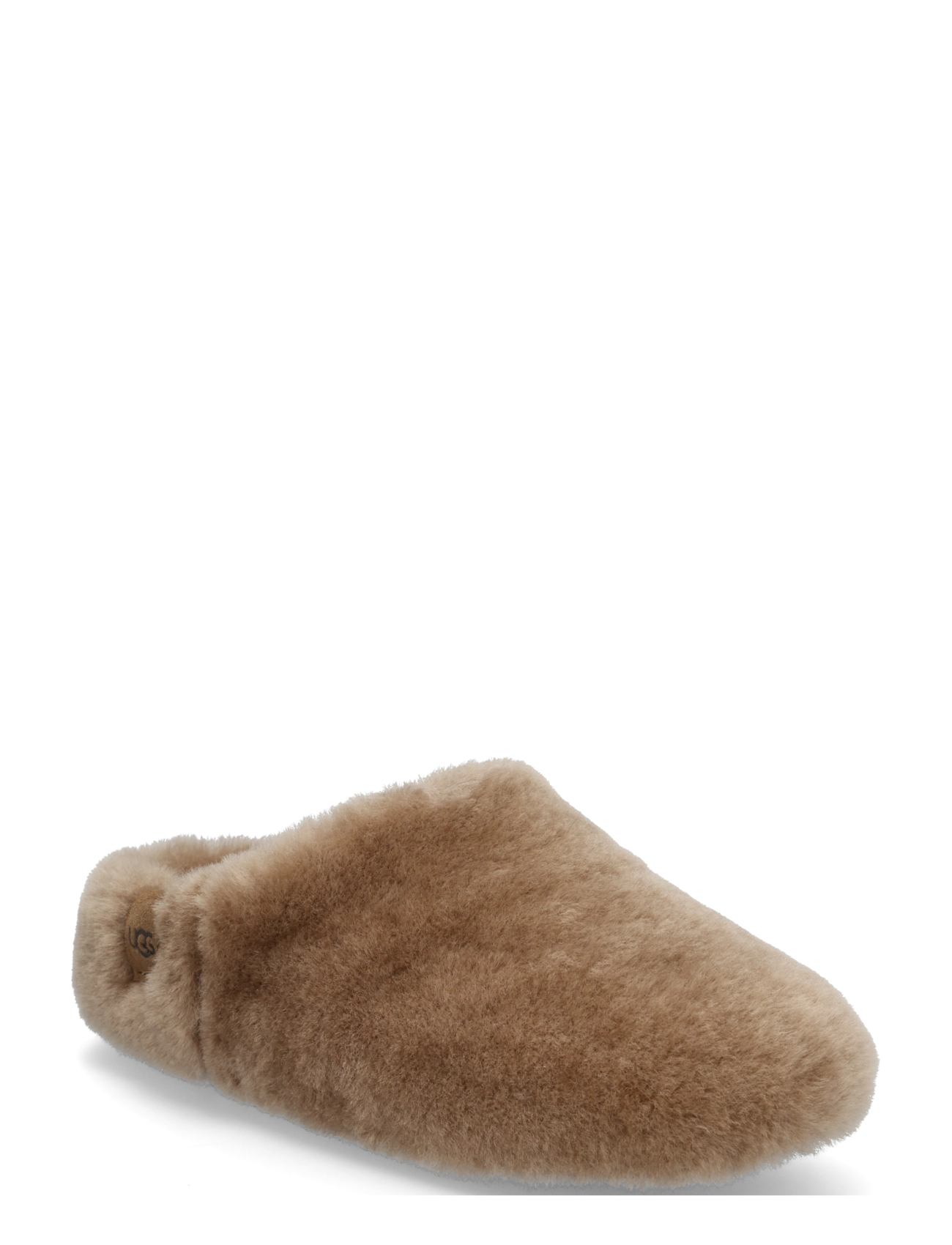 UGG W Elea Fluffed Slip-On - Sko - LIGHT BRONZE / beige