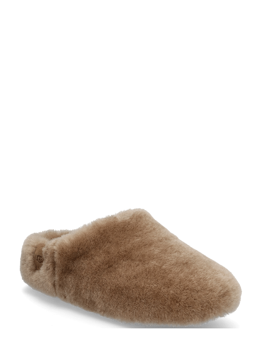 UGG - W Elea Fluffed Slip-On - flat mules - light bronze - 0