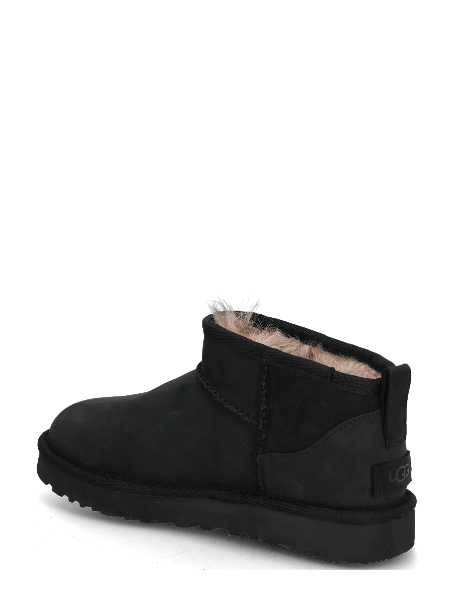 UGG - W Classic Ultra Mini Nubuck - bamsestøvler - black - 1
