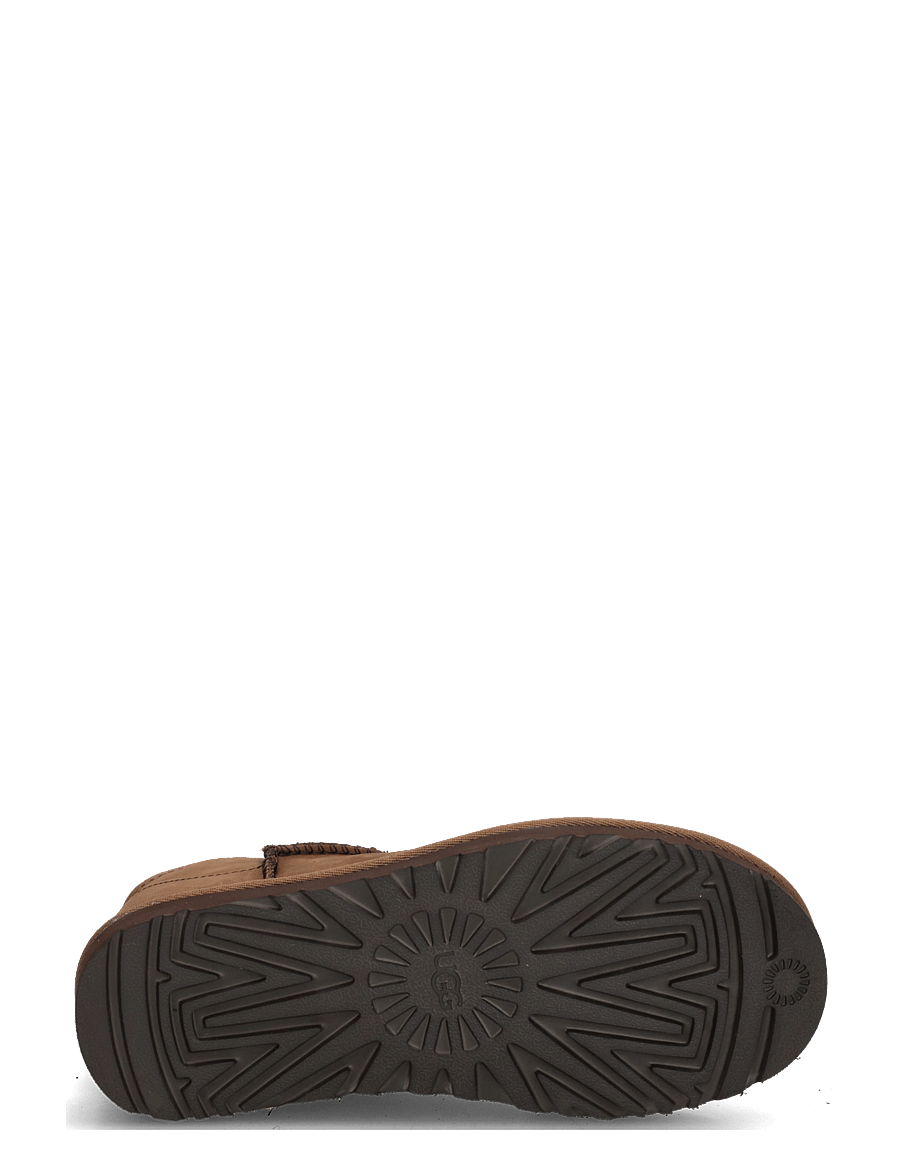 UGG - W Classic Ultra Mini Nubuck - madalad poolsaapad - dark chestnut - 4