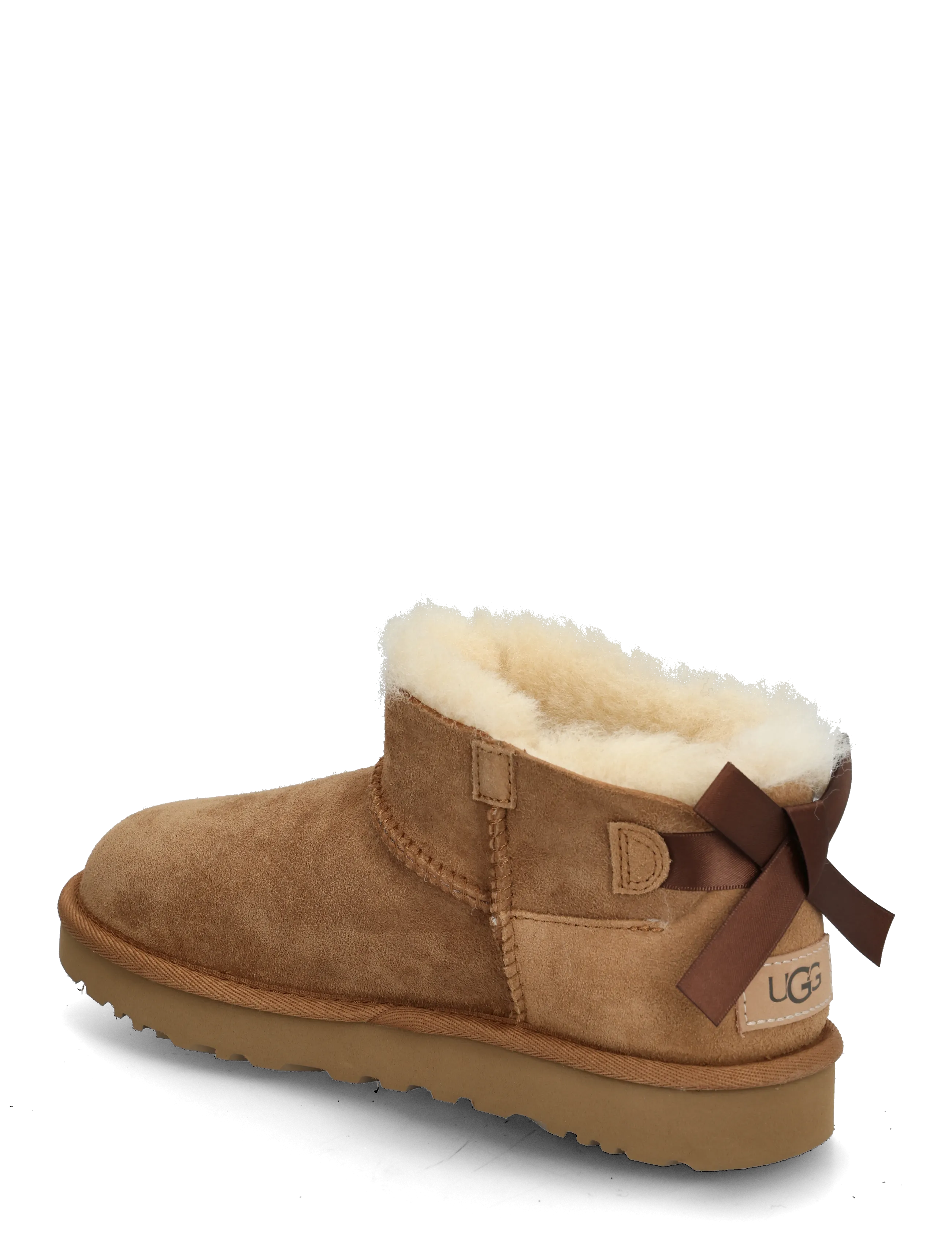 UGG - W Ultra Mini Bailey Bow - teddy boots - chestnut - 1