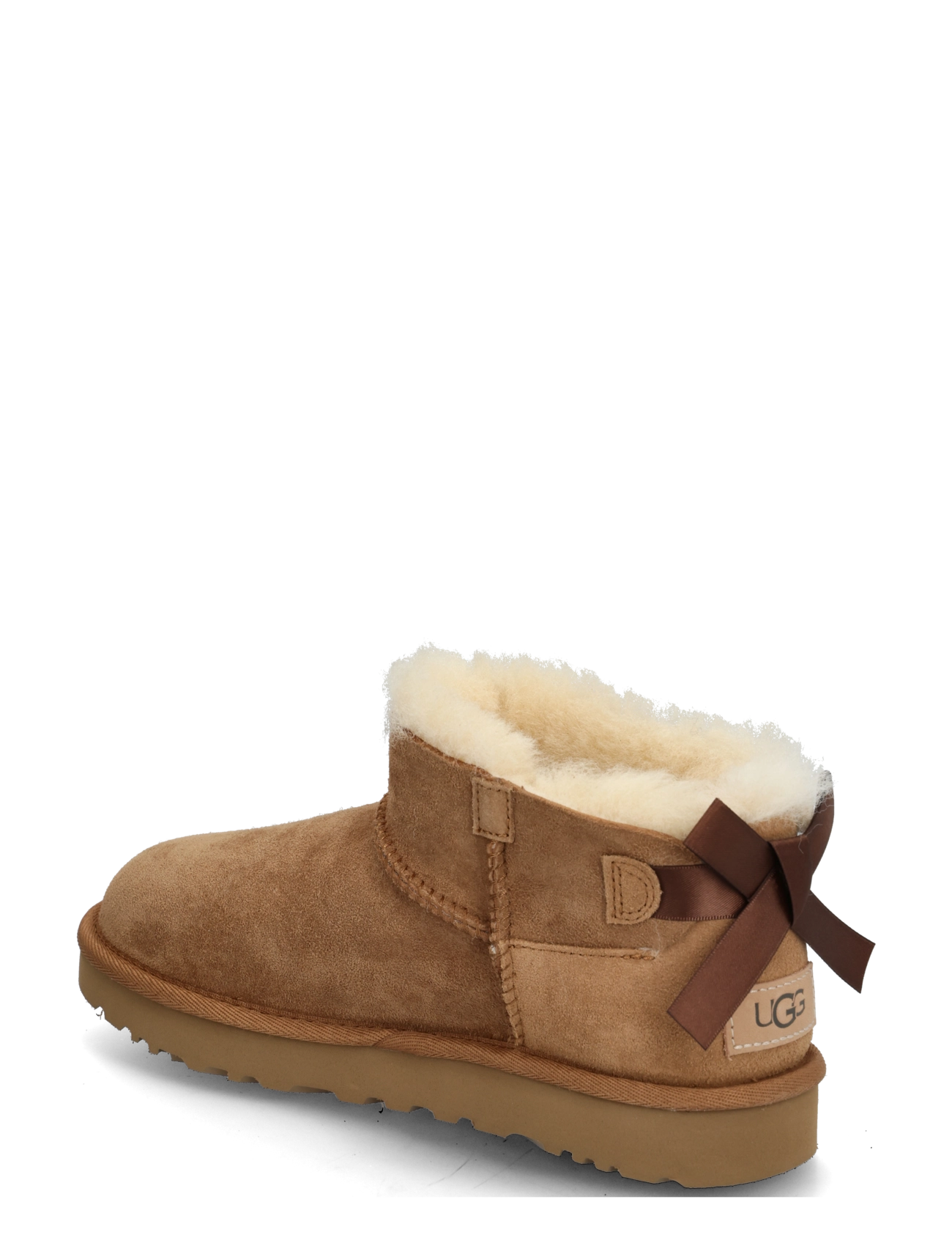UGG - W Ultra Mini Bailey Bow - bamsestøvler - chestnut - 1