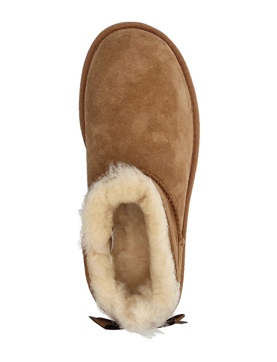 UGG - W Ultra Mini Bailey Bow - teddy boots - chestnut - 3