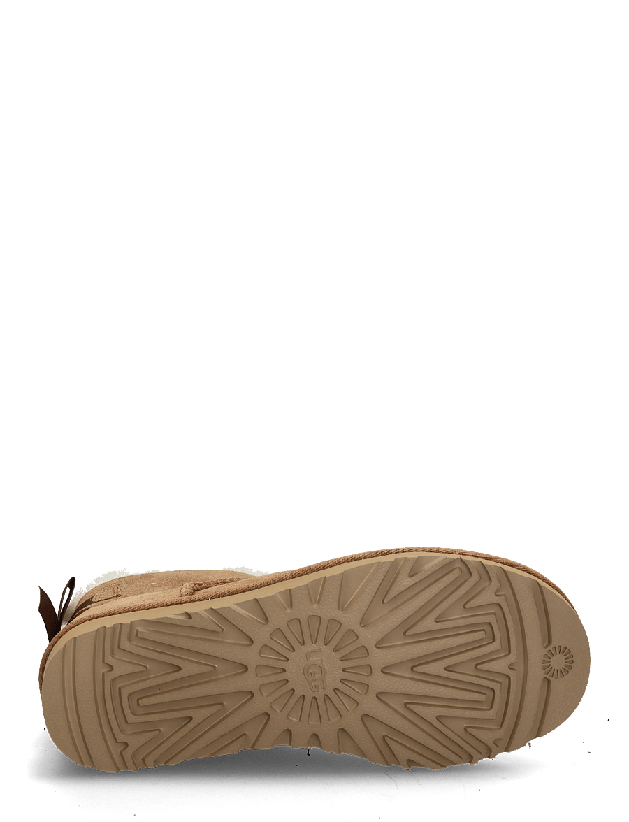 UGG - W Ultra Mini Bailey Bow - teddy boots - chestnut - 4