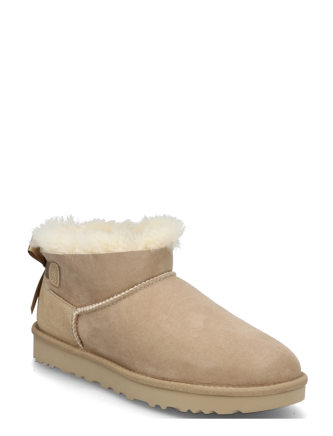 UGG W Ultra Mini Bailey Bow - Stiefeletten - SAND / beige