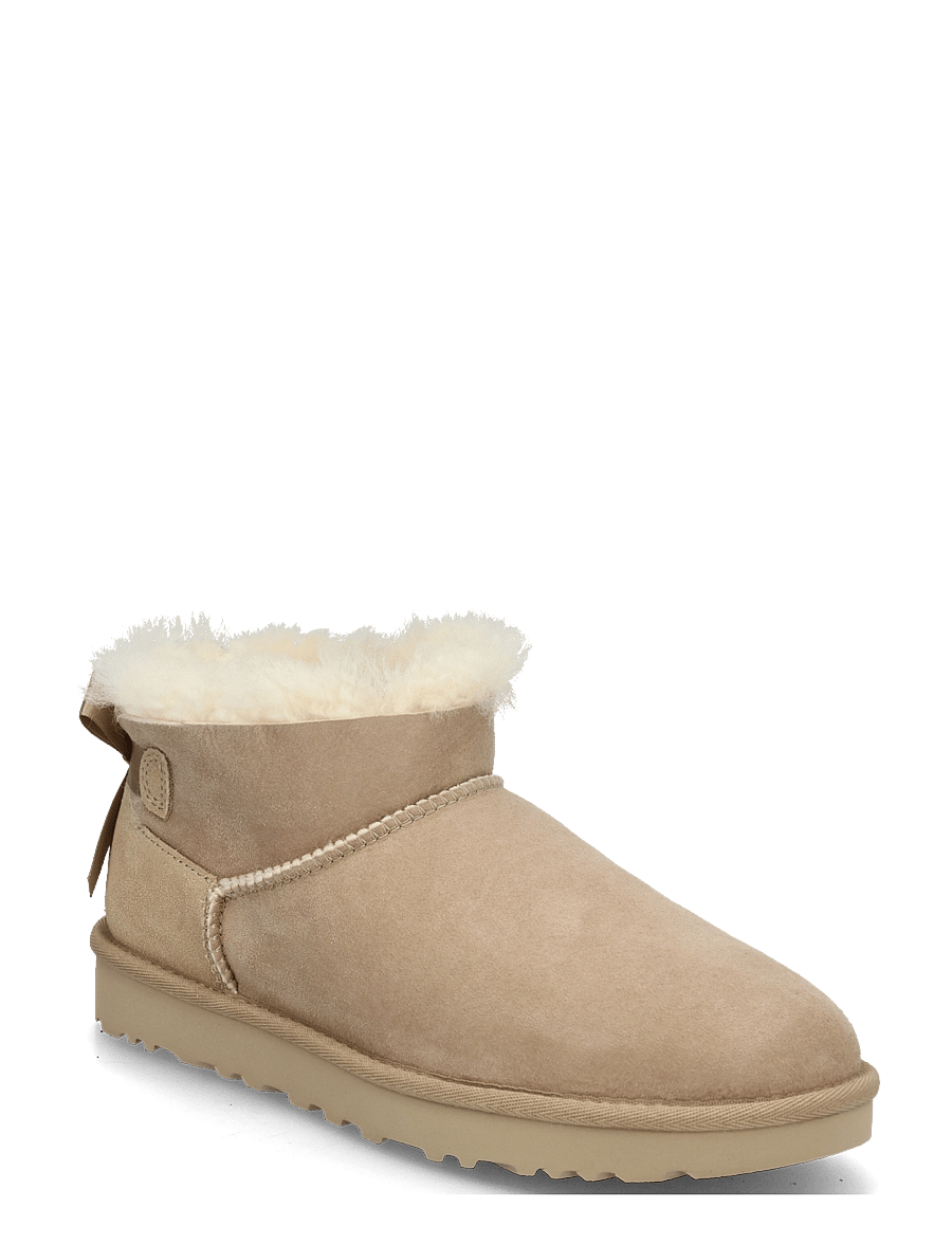 UGG - W Ultra Mini Bailey Bow - madalad poolsaapad - sand - 0