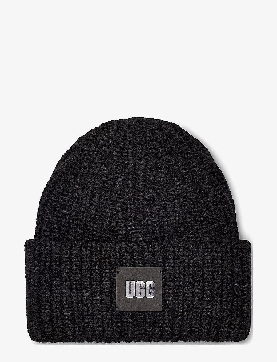 UGG - Chunky Rib Beanie - black - 0