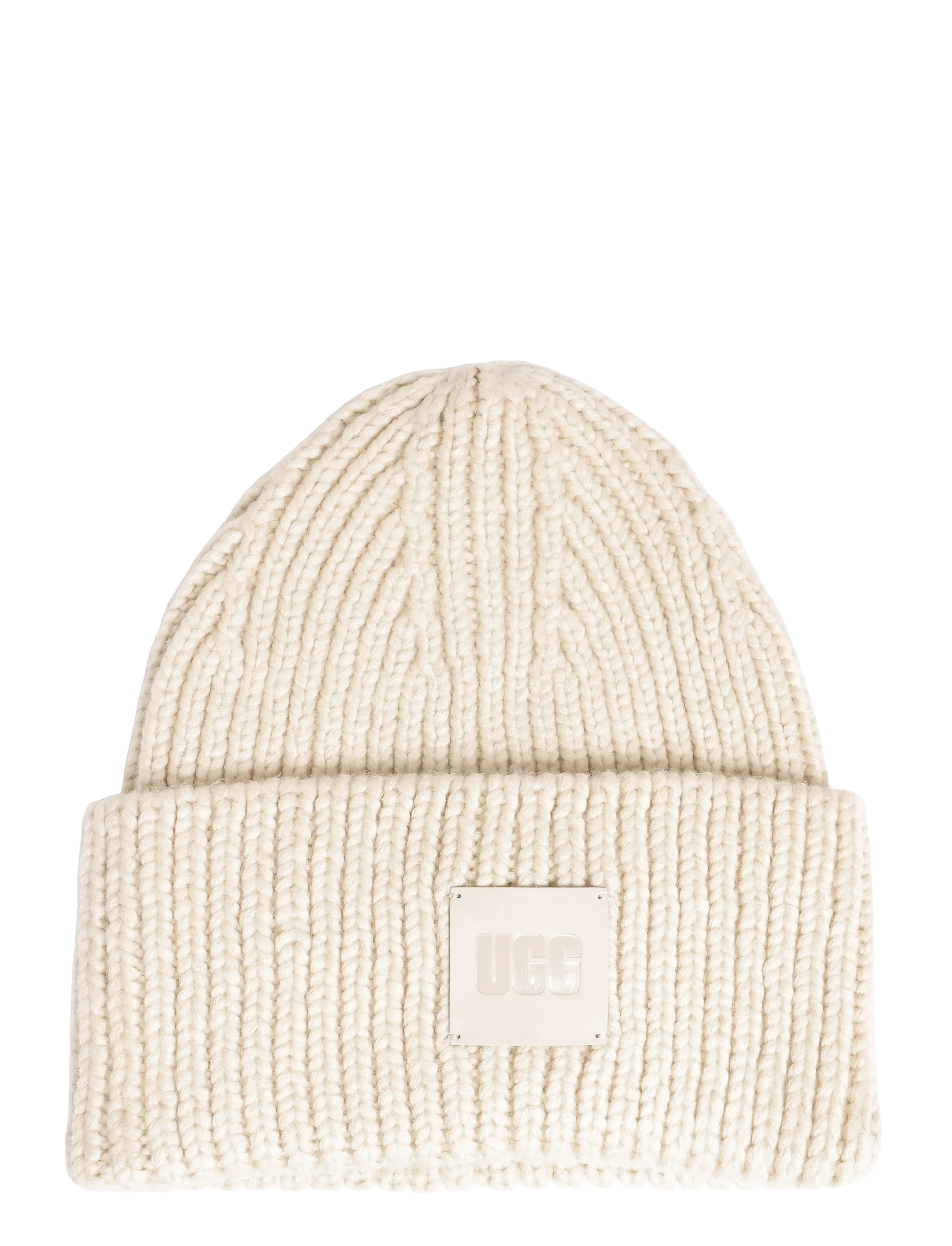 UGG W CHUNKY RIB BEANIE - Mütsid ja nokamütsid - CREAM / cream