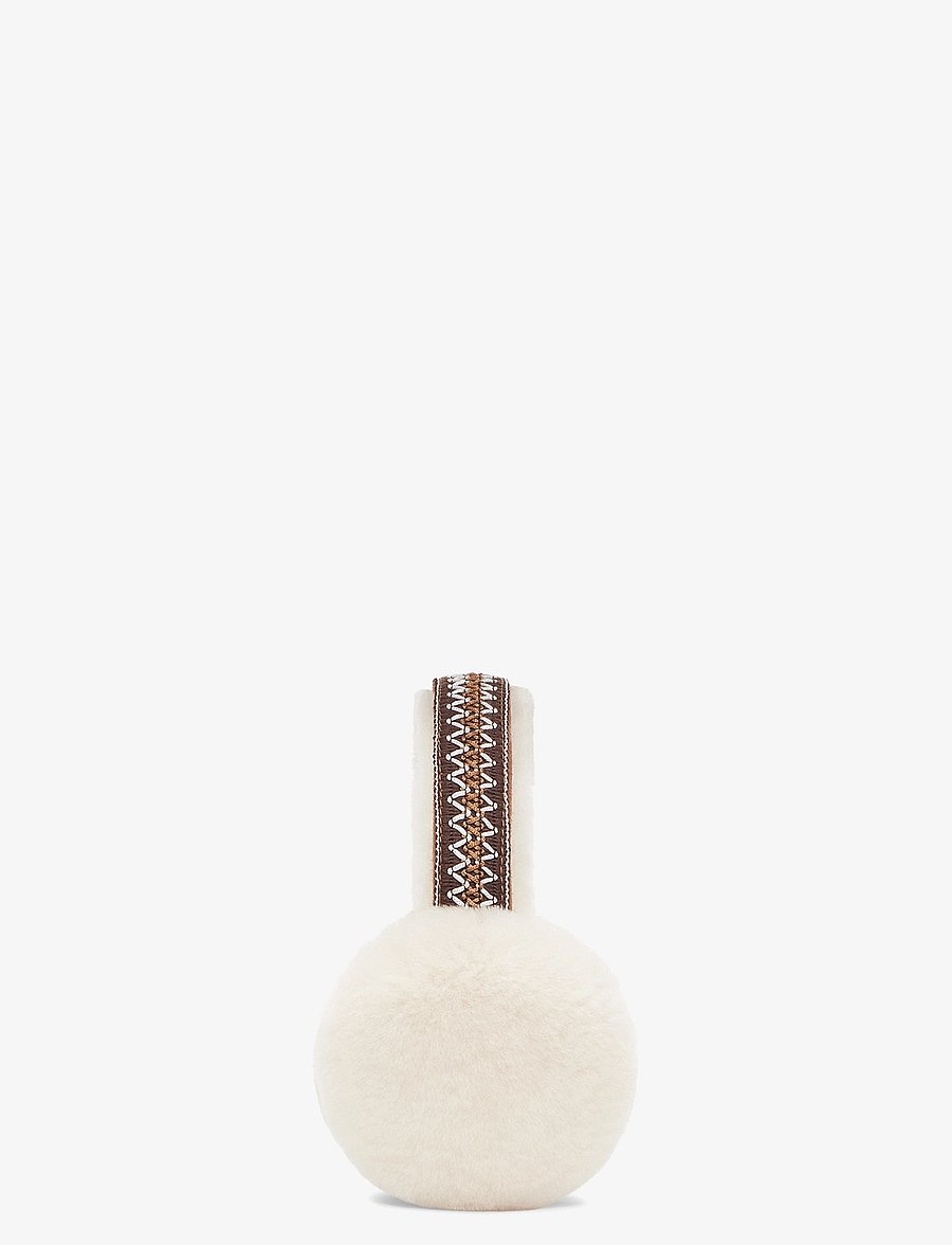 UGG - Tasman Sheepskin Earmuff - galvos raiščiai - chestnut - 1