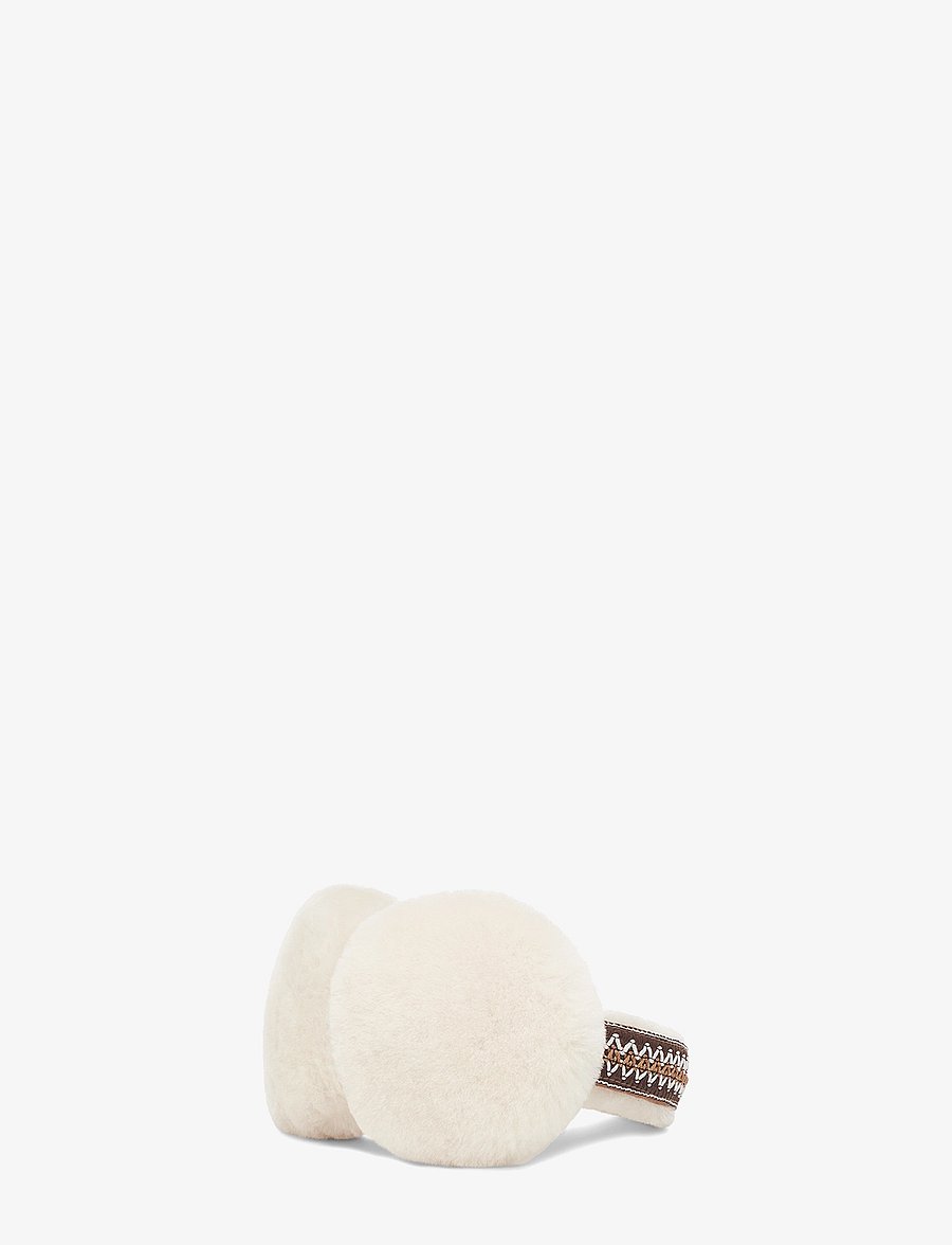 UGG - Tasman Sheepskin Earmuff - galvos raiščiai - chestnut - 2