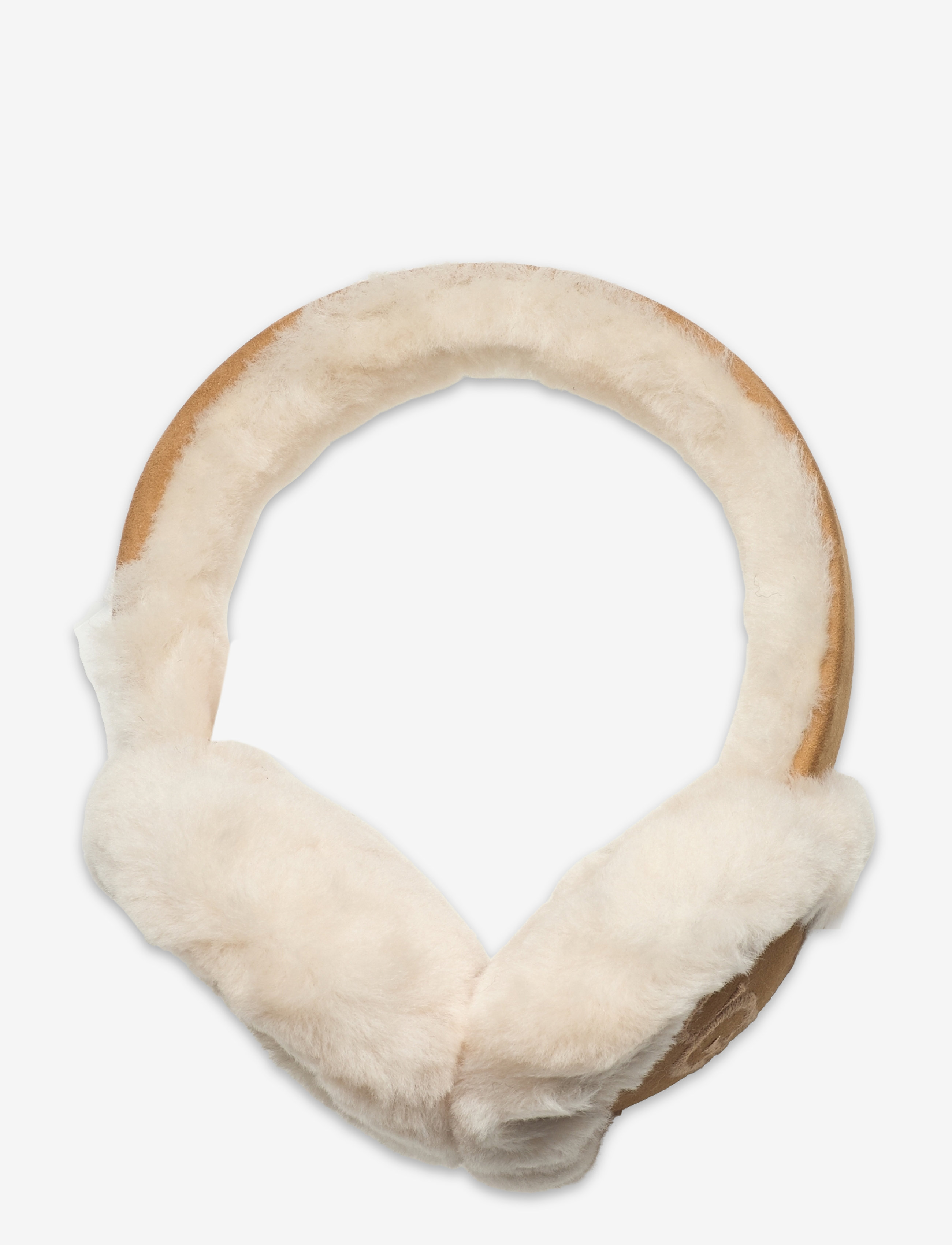 UGG W SHEEPSKIN EMBROIDERY EARMUFF - Mütsid ja nokamütsid - CHESTNUT / cream