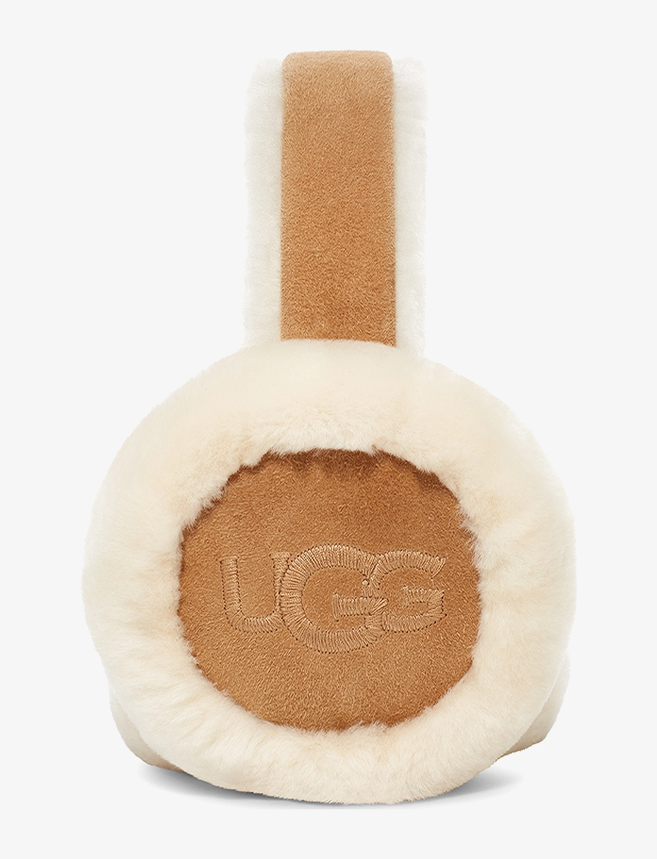 UGG - W SHEEPSKIN EMBROIDERY EARMUFF - chestnut - 1