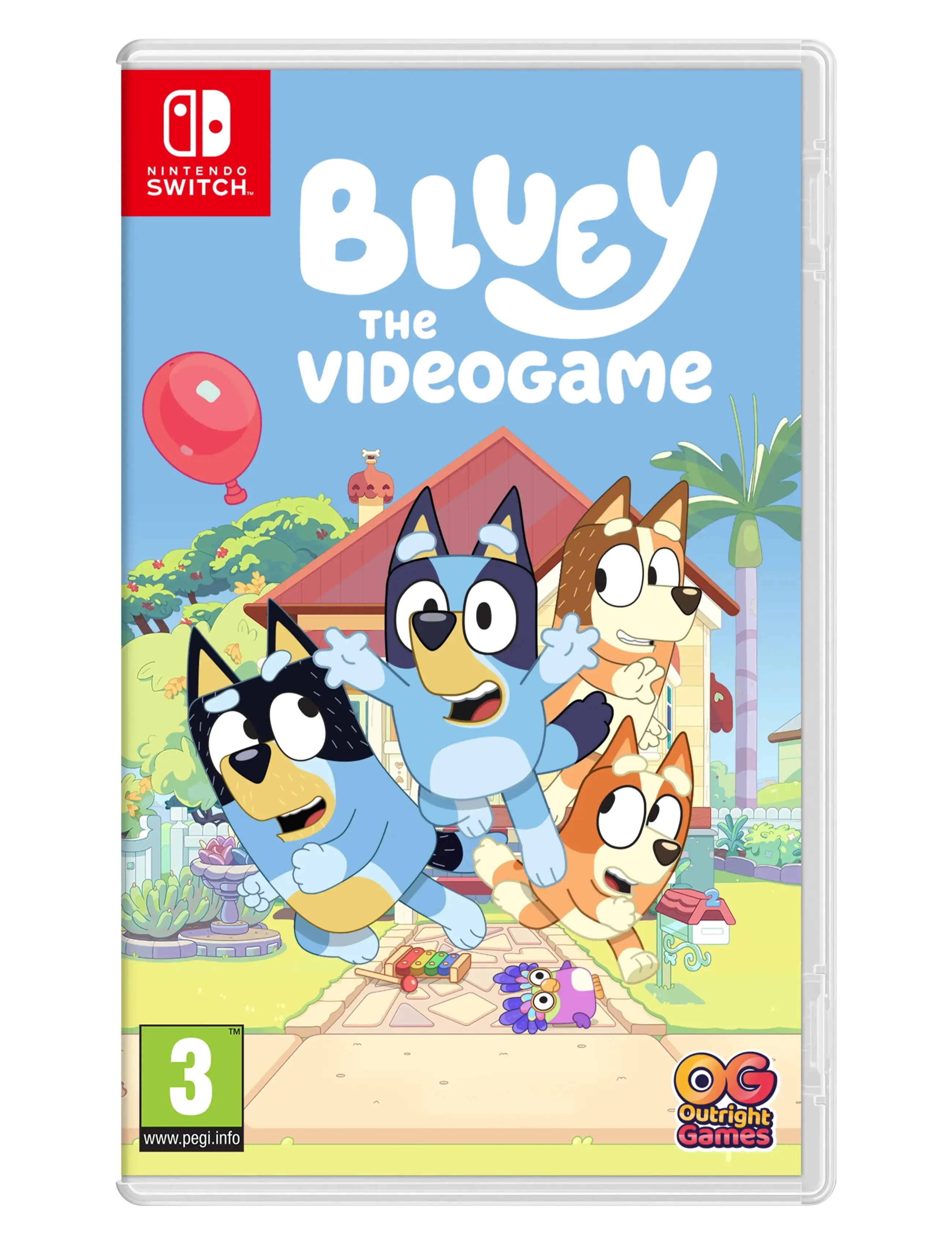 U&I Switch Bluey: The Videogame, One Size, Blue, Gaming > Games, Børn